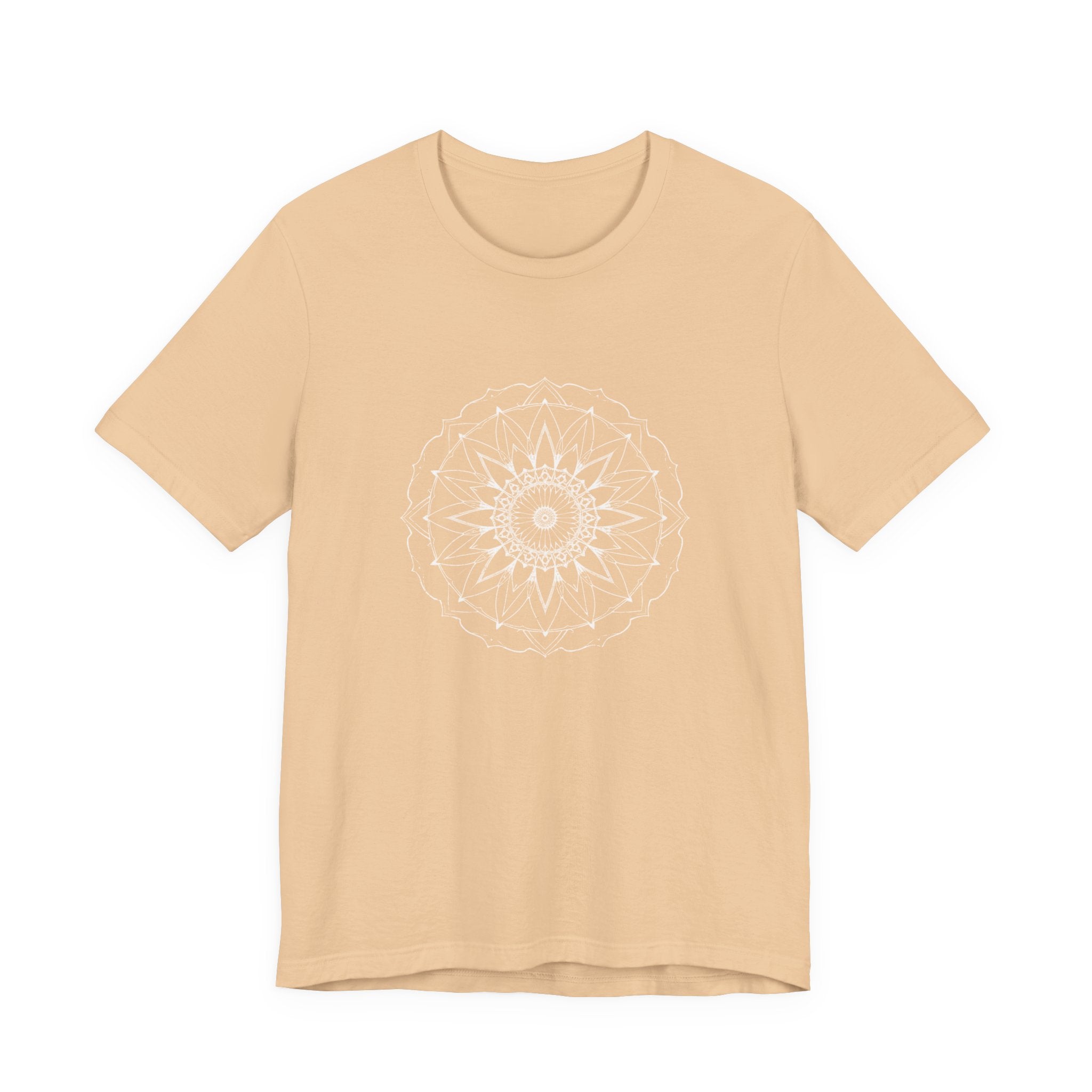 Mandala 6 Distressed T-Shirt | Spiritual Mandala Shirt — Sacred Geometry Gift Tee