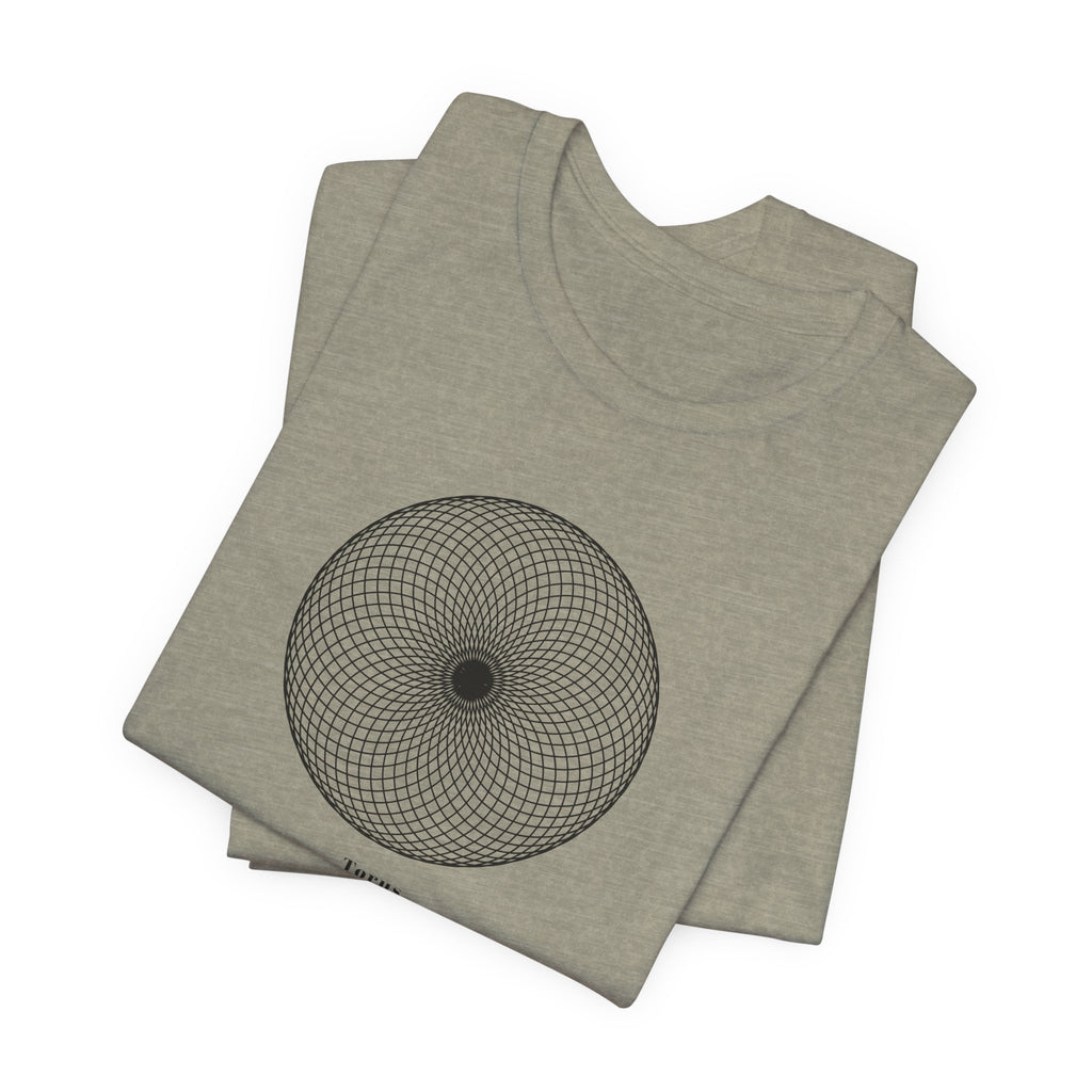 Torus Sacred Geometry T-Shirt | Energy Field Shirt — Spiritual Physics Tee Toroidal Flow