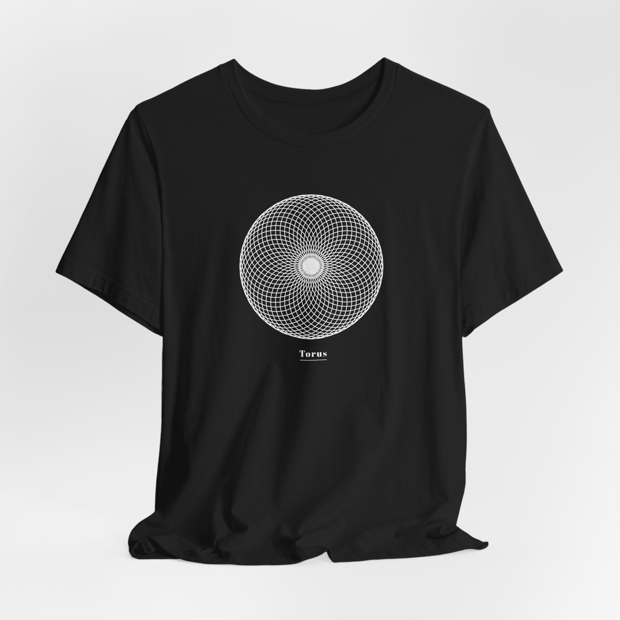 Torus Sacred Geometry T-Shirt | Energy Field Shirt — Spiritual Physics Tee Toroidal Flow