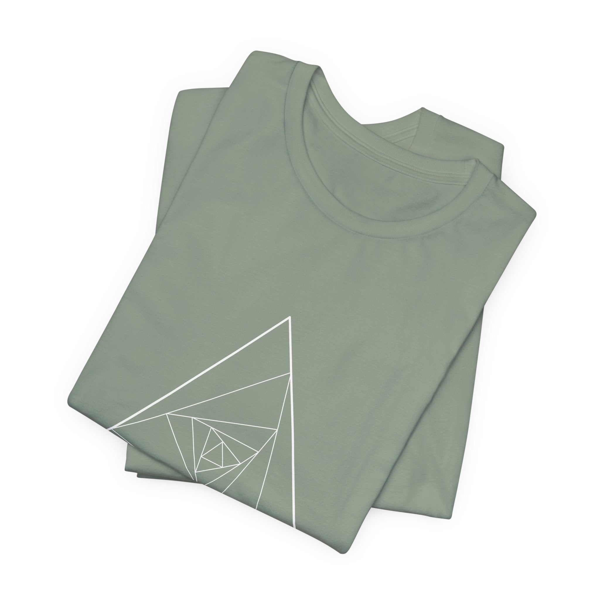 Spinning Triangles Sacred Geometry T-Shirt | Spiritual Shirt — Sacred Math Awakening Tee