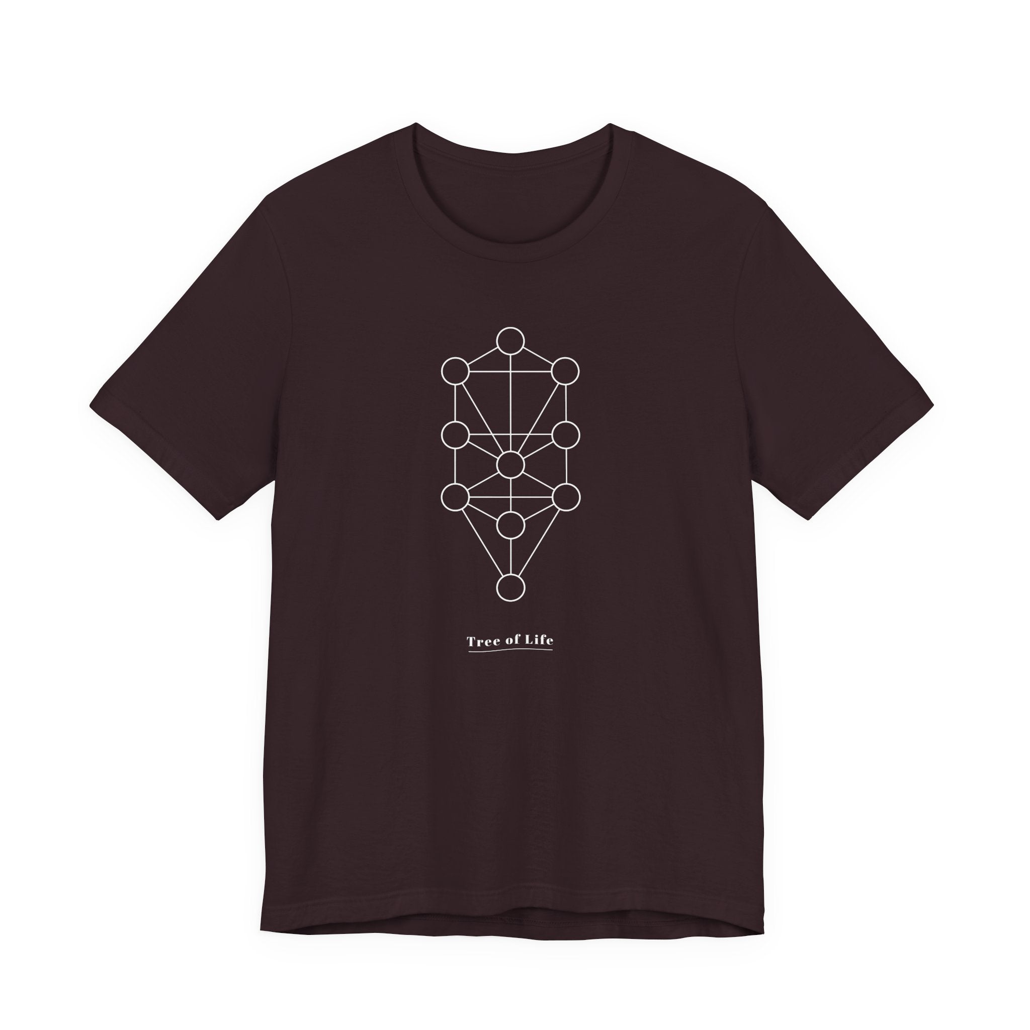 Tree of Life Sacred Geometry T-Shirt | Spiritual Nature Shirt — Mindfulness Gift Yoga Tee