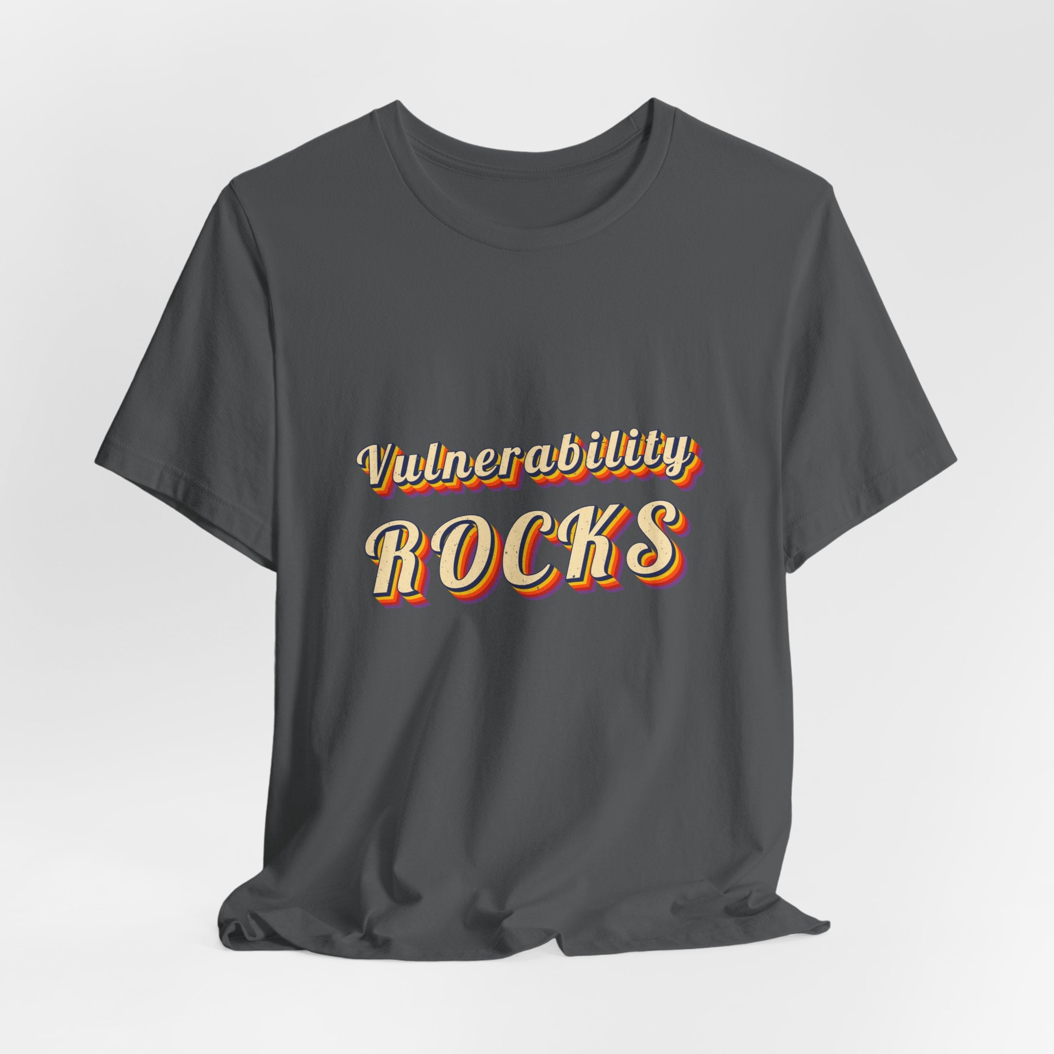 Vulnerability Rocks T-Shirt | Inspirational Shirt — Brene Brown Inspired Self Love Tee