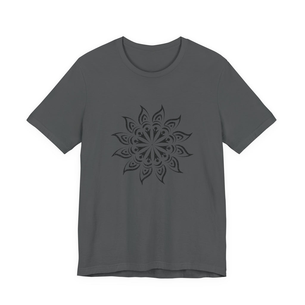 Mandala 2 Distressed T-Shirt | Spiritual Mandala Shirt — Sacred Geometry Gift Tee
