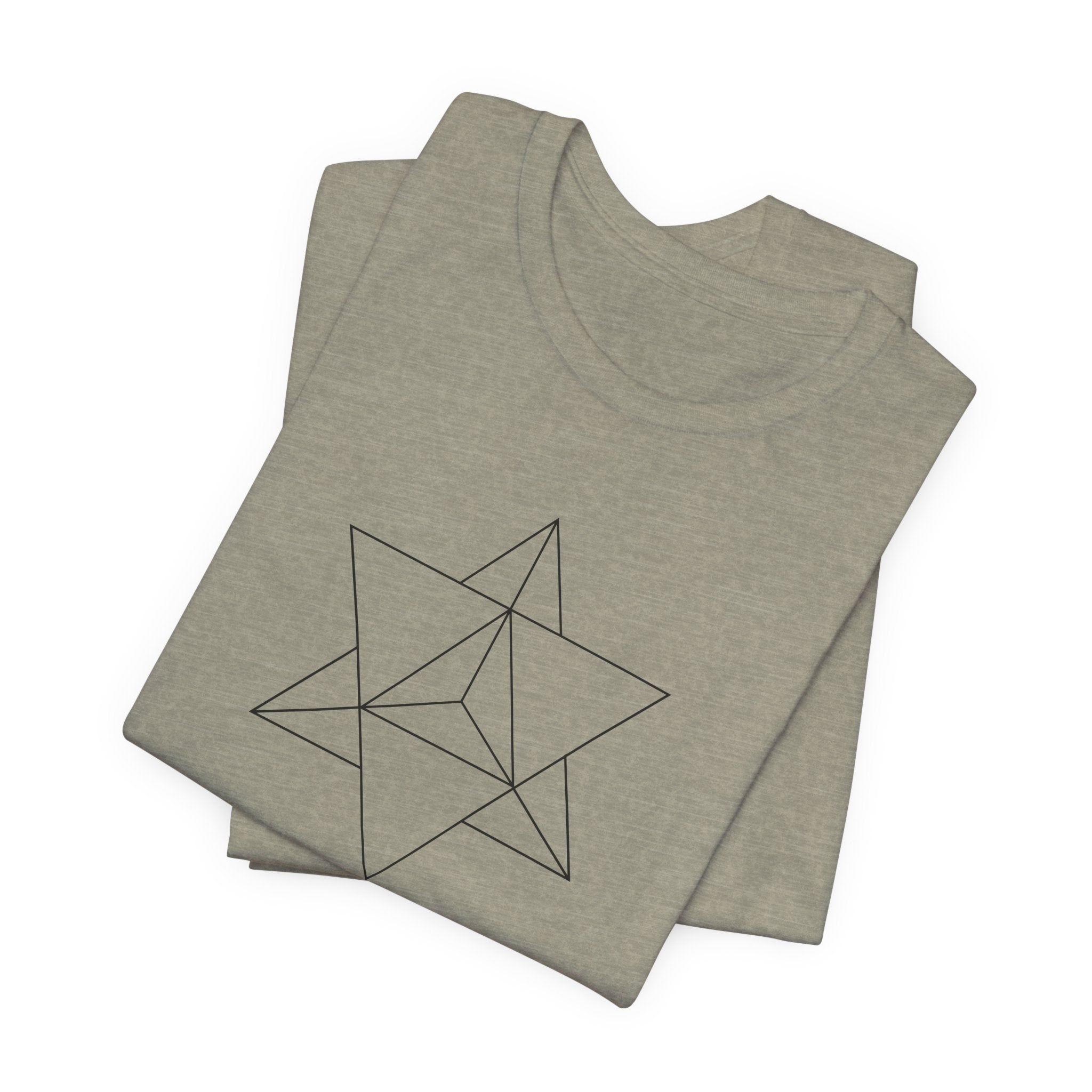 Merkaba Sacred Geometry T-Shirt | Spiritual Awakening Shirt — Metaphysical Gift for Yoga Meditation