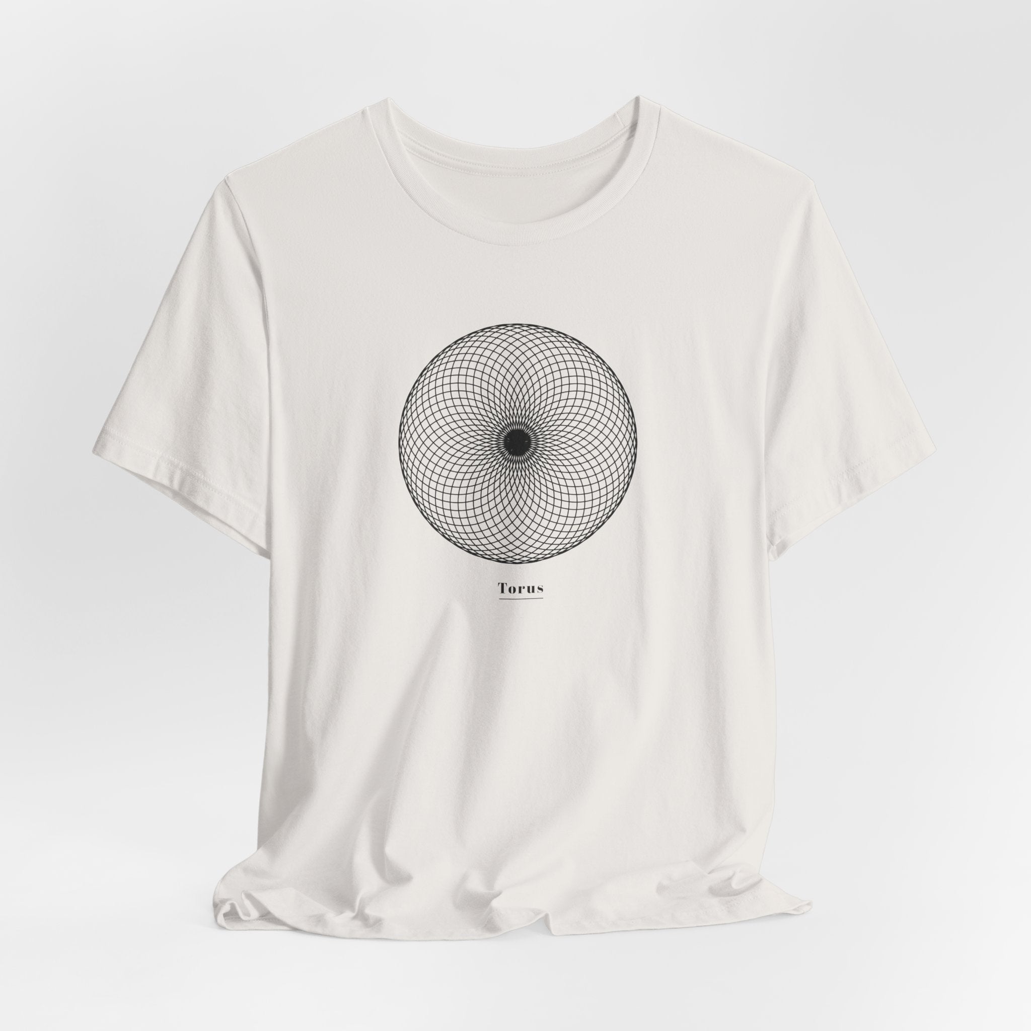 Torus Sacred Geometry T-Shirt | Energy Field Shirt — Spiritual Physics Tee Toroidal Flow