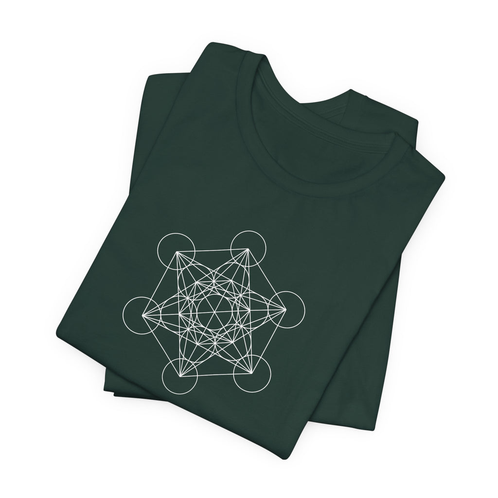 Metatron's Cube Sacred Geometry T-Shirt | Spiritual Shirt — Sacred Math Gift Archangel Tee