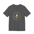 Moon Cycles Sacred Geometry T-Shirt | Celestial Shirt — Lunar Phases Spiritual Awareness Tee
