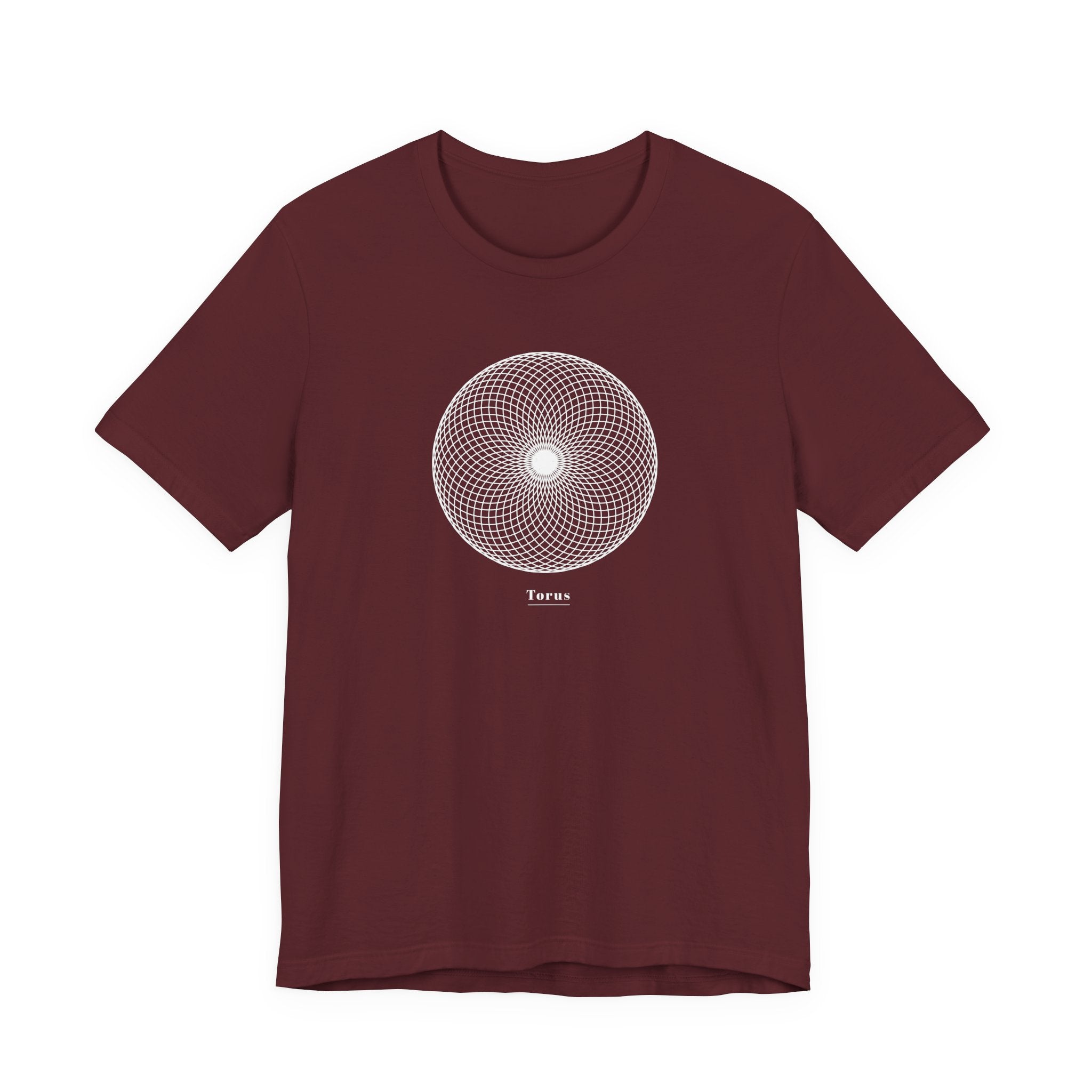 Torus Sacred Geometry T-Shirt | Energy Field Shirt — Spiritual Physics Tee Toroidal Flow