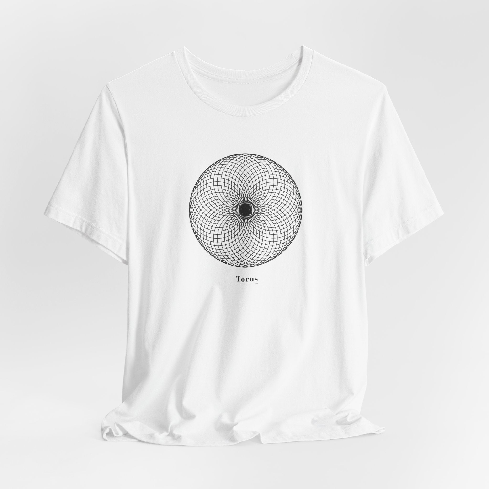 Torus Sacred Geometry T-Shirt | Energy Field Shirt — Spiritual Physics Tee Toroidal Flow