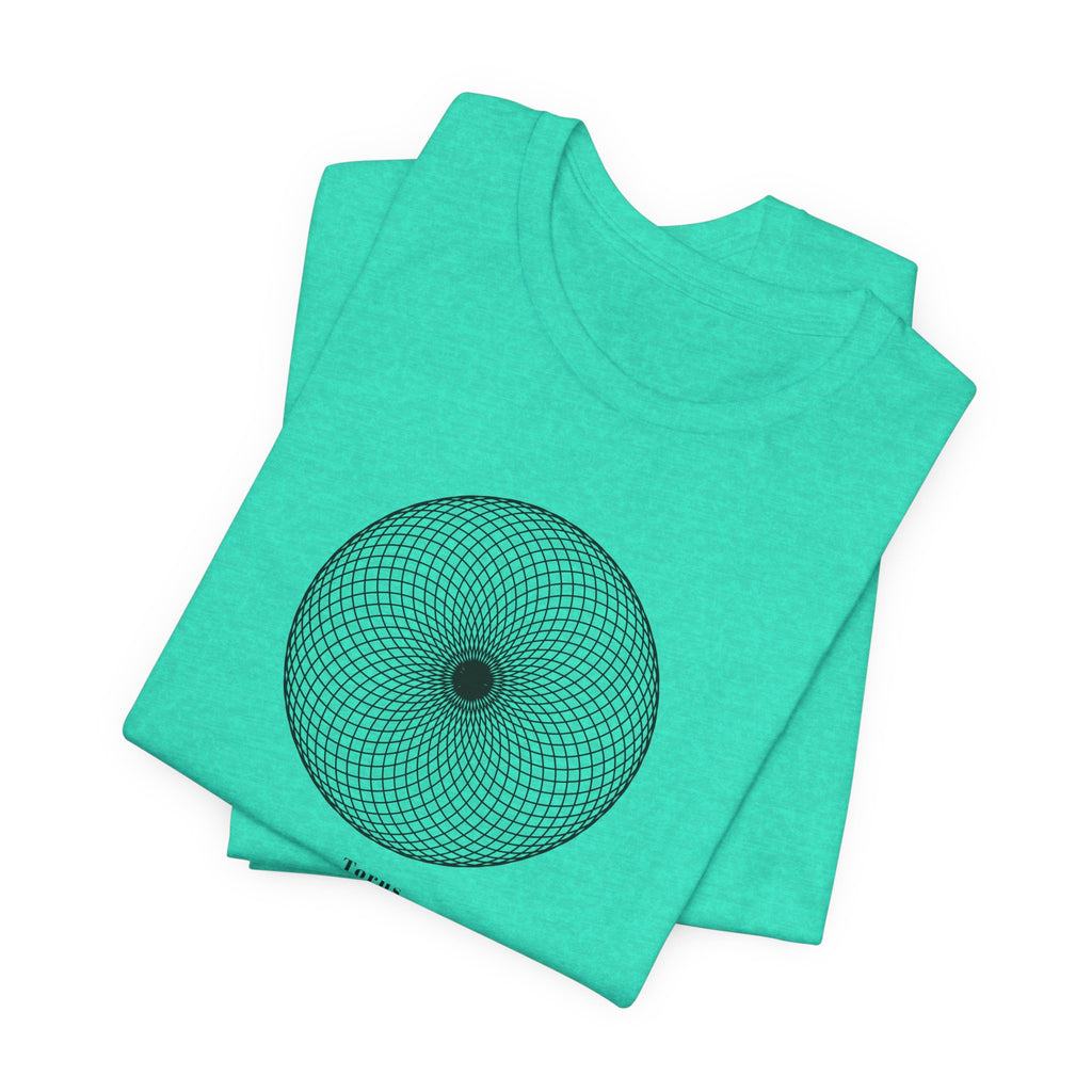 Torus Sacred Geometry T-Shirt | Energy Field Shirt — Spiritual Physics Tee Toroidal Flow