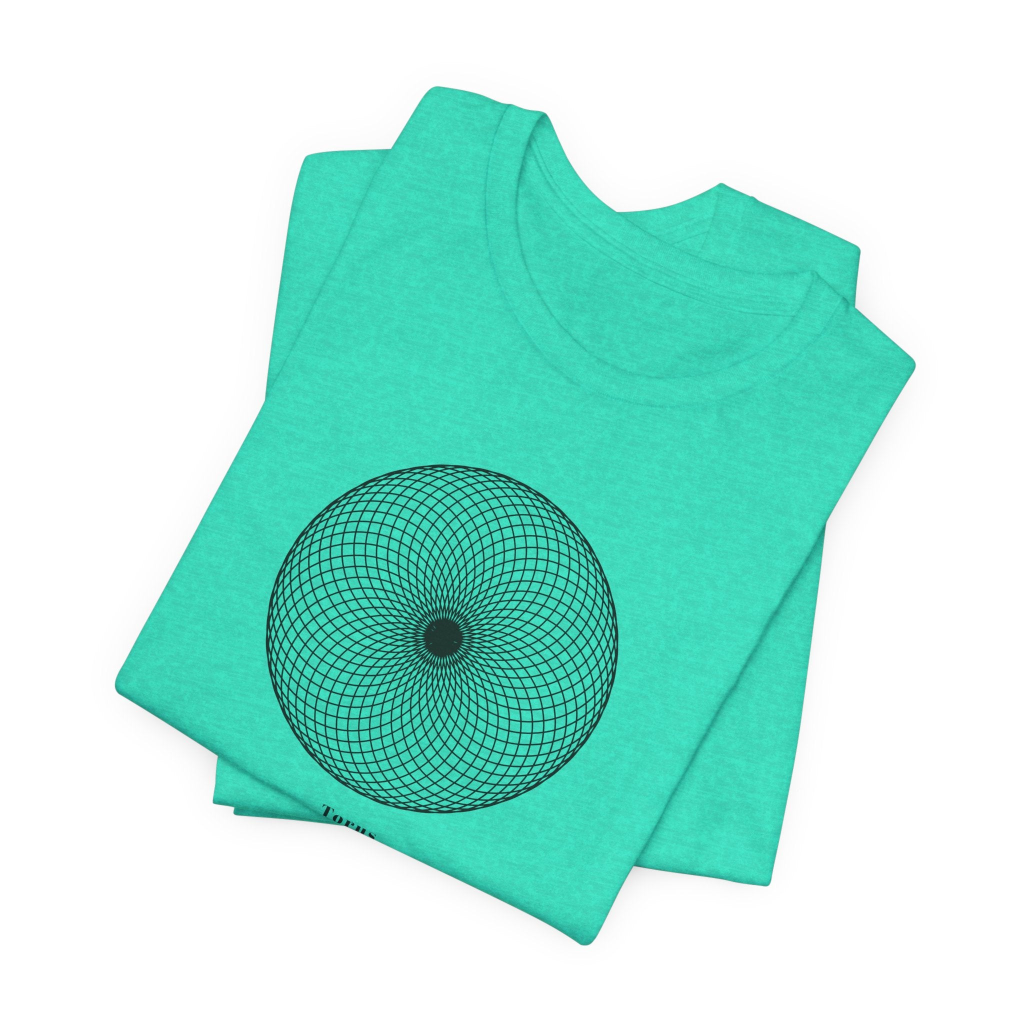 Torus Sacred Geometry T-Shirt | Energy Field Shirt — Spiritual Physics Tee Toroidal Flow