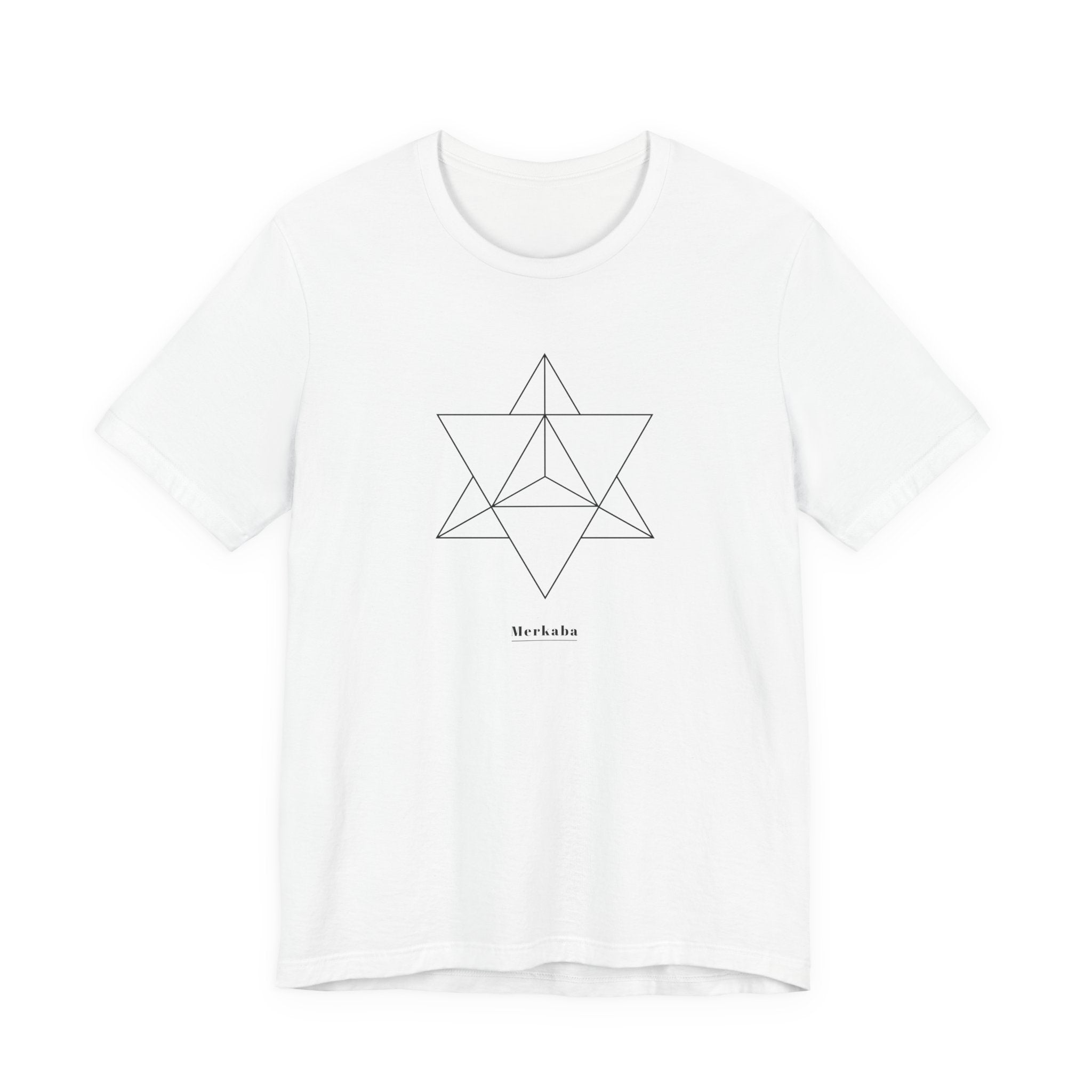 Merkaba Sacred Geometry T-Shirt | Spiritual Awakening Shirt — Metaphysical Gift for Yoga Meditation