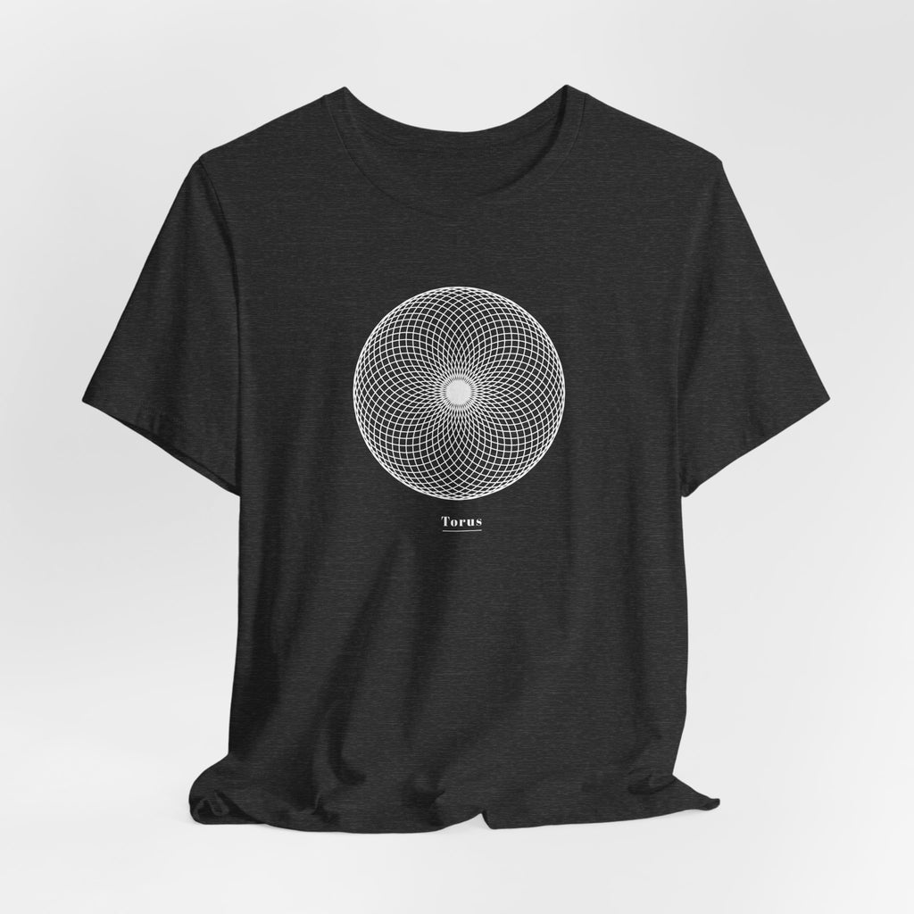 Torus Sacred Geometry T-Shirt | Energy Field Shirt — Spiritual Physics Tee Toroidal Flow