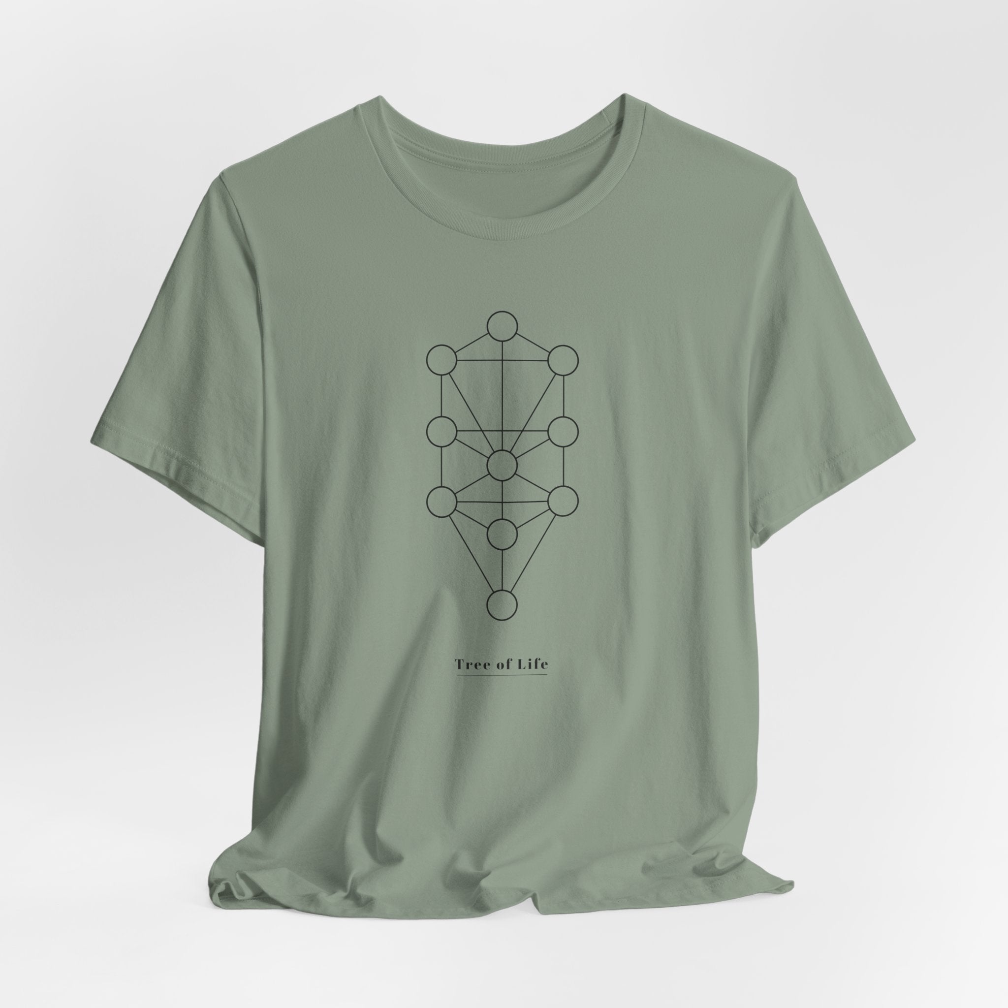 Tree of Life Sacred Geometry T-Shirt | Spiritual Nature Shirt — Mindfulness Gift Yoga Tee