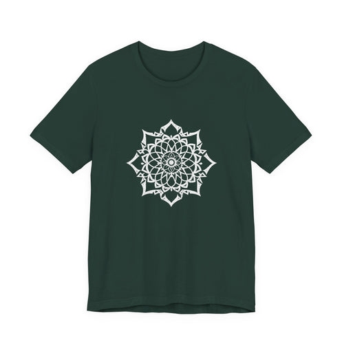 Mandala 3 Distressed T-Shirt | Spiritual Mandala Shirt — Sacred Geometry Gift Tee