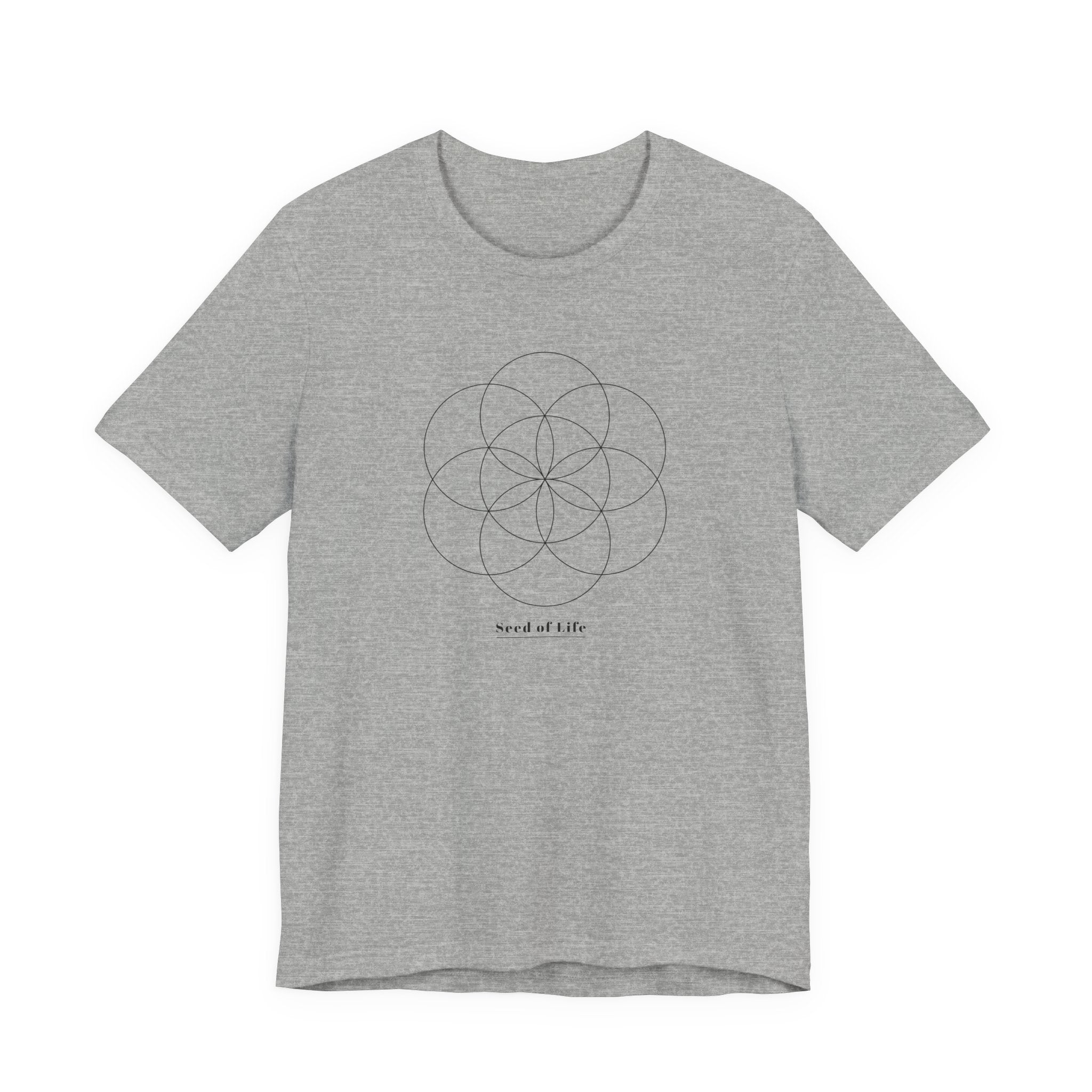 Seed of Life Sacred Geometry T-Shirt | Creation Symbol Shirt — Spiritual Gift Flower of Life Tee
