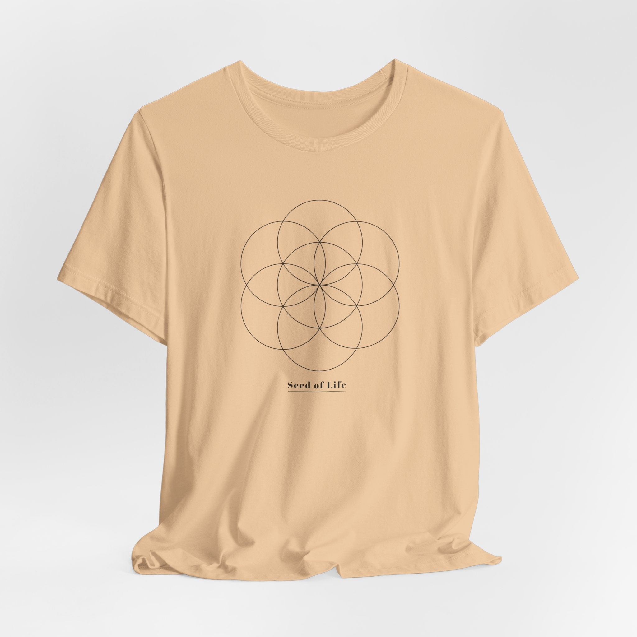 Seed of Life Sacred Geometry T-Shirt | Creation Symbol Shirt — Spiritual Gift Flower of Life Tee