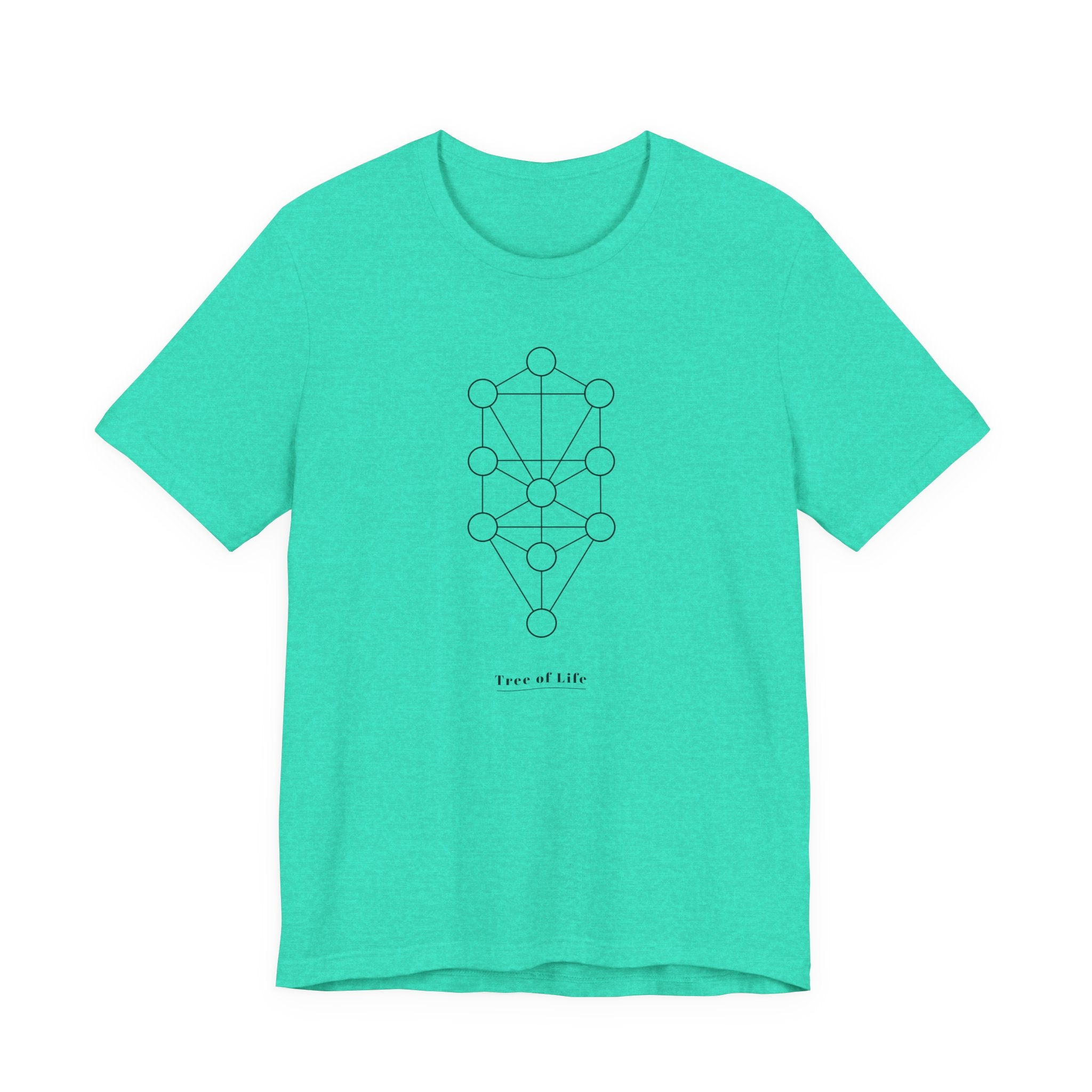 Tree of Life Sacred Geometry T-Shirt | Spiritual Nature Shirt — Mindfulness Gift Yoga Tee