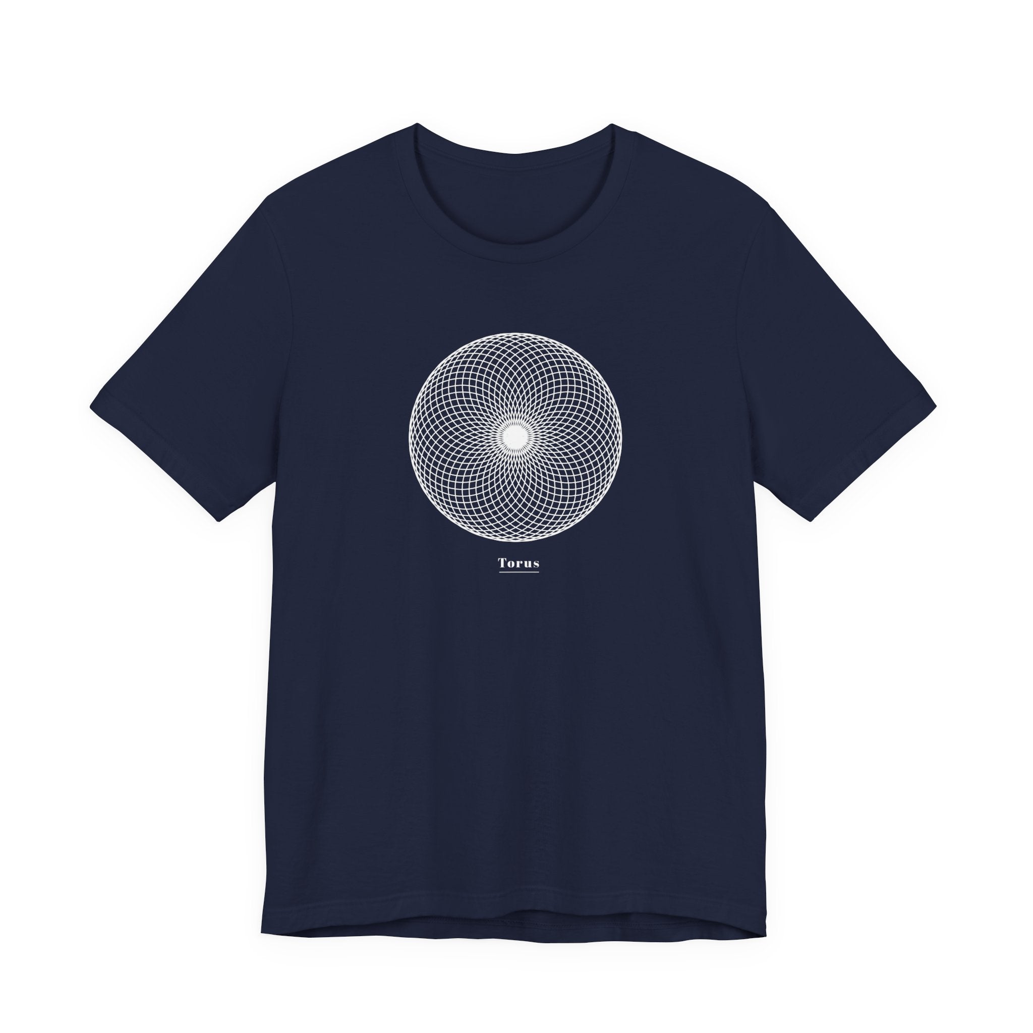 Torus Sacred Geometry T-Shirt | Energy Field Shirt — Spiritual Physics Tee Toroidal Flow