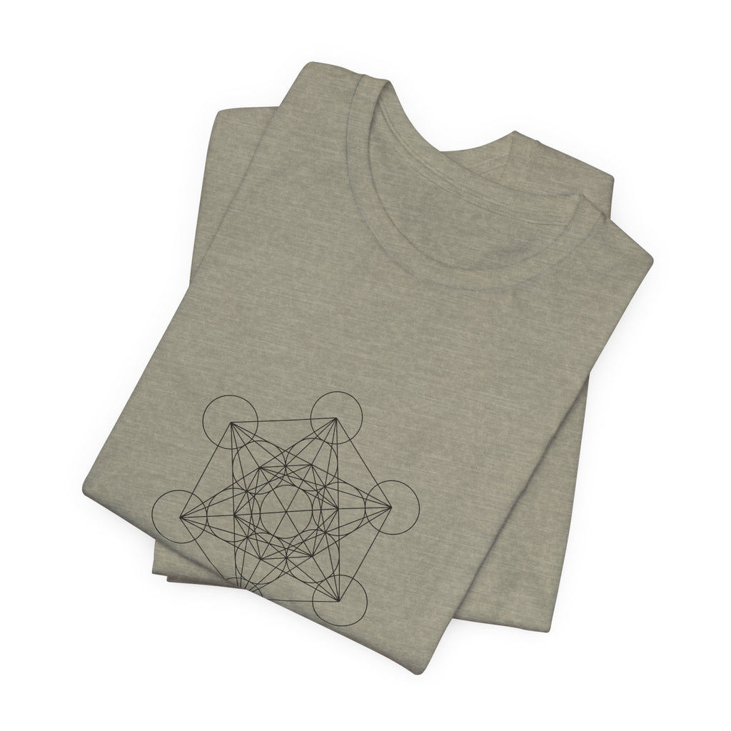 Metatron's Cube Sacred Geometry T-Shirt | Spiritual Shirt — Sacred Math Gift Archangel Tee