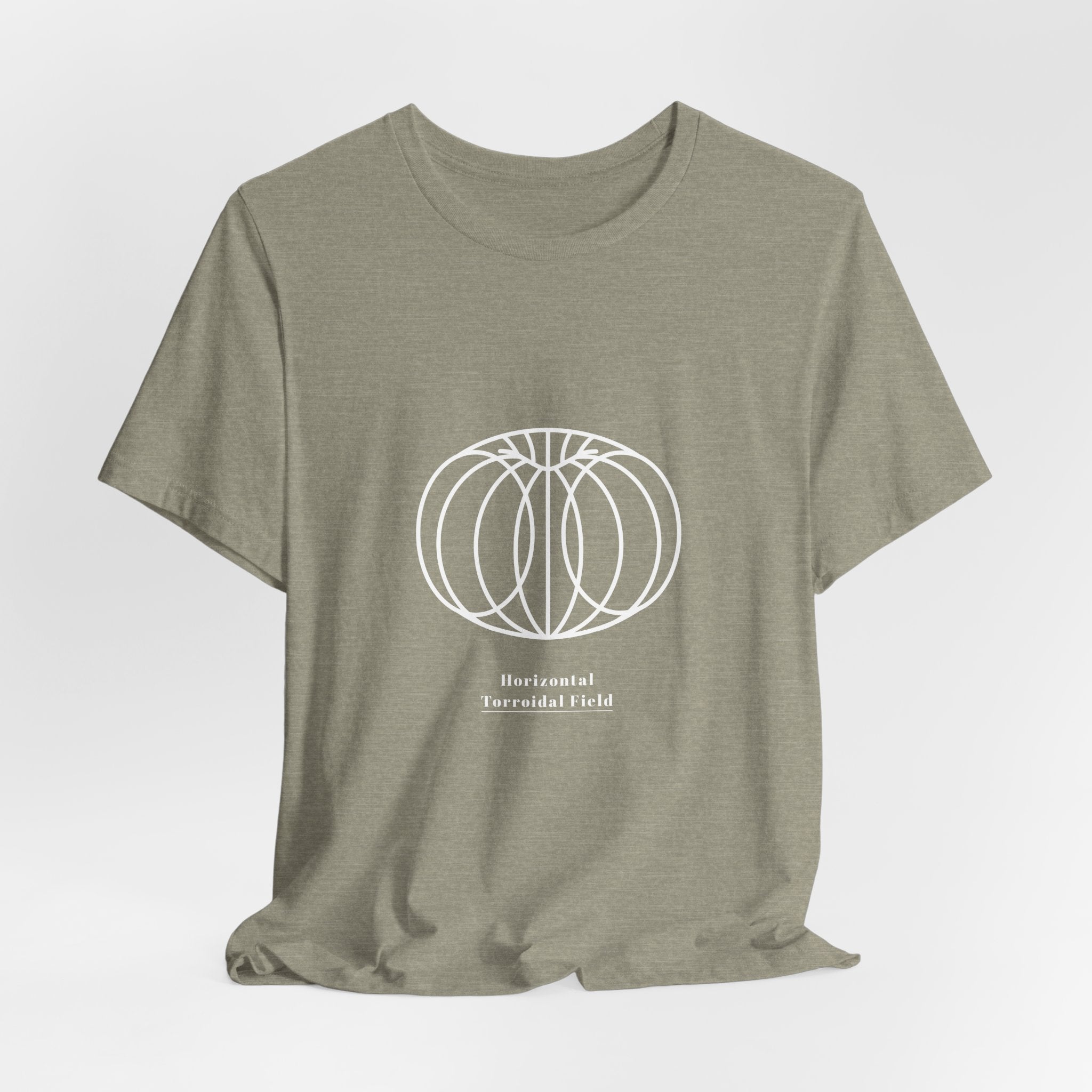 Toroidal Field Sacred Geometry T-Shirt | Energy Field Shirt — Universal Flow Spiritual Tee