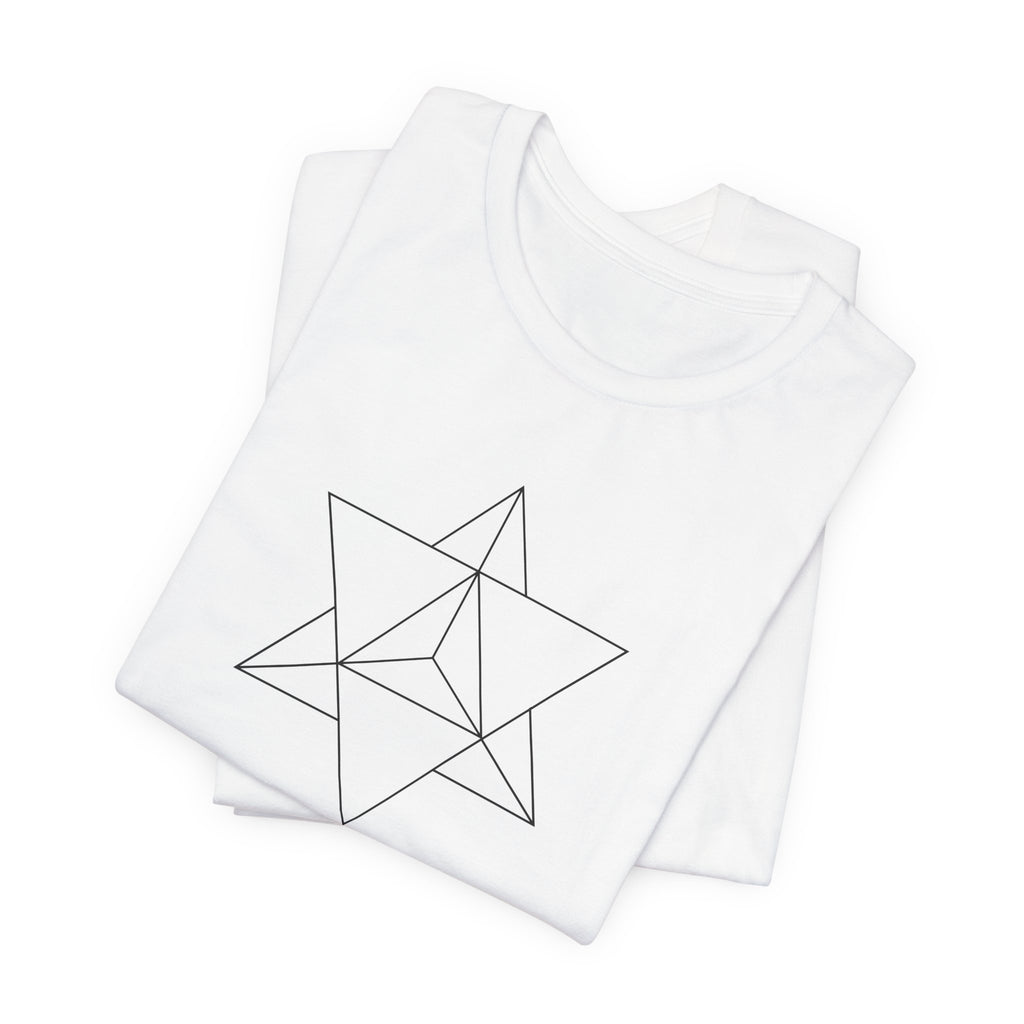 Merkaba Sacred Geometry T-Shirt | Spiritual Awakening Shirt — Metaphysical Gift for Yoga Meditation