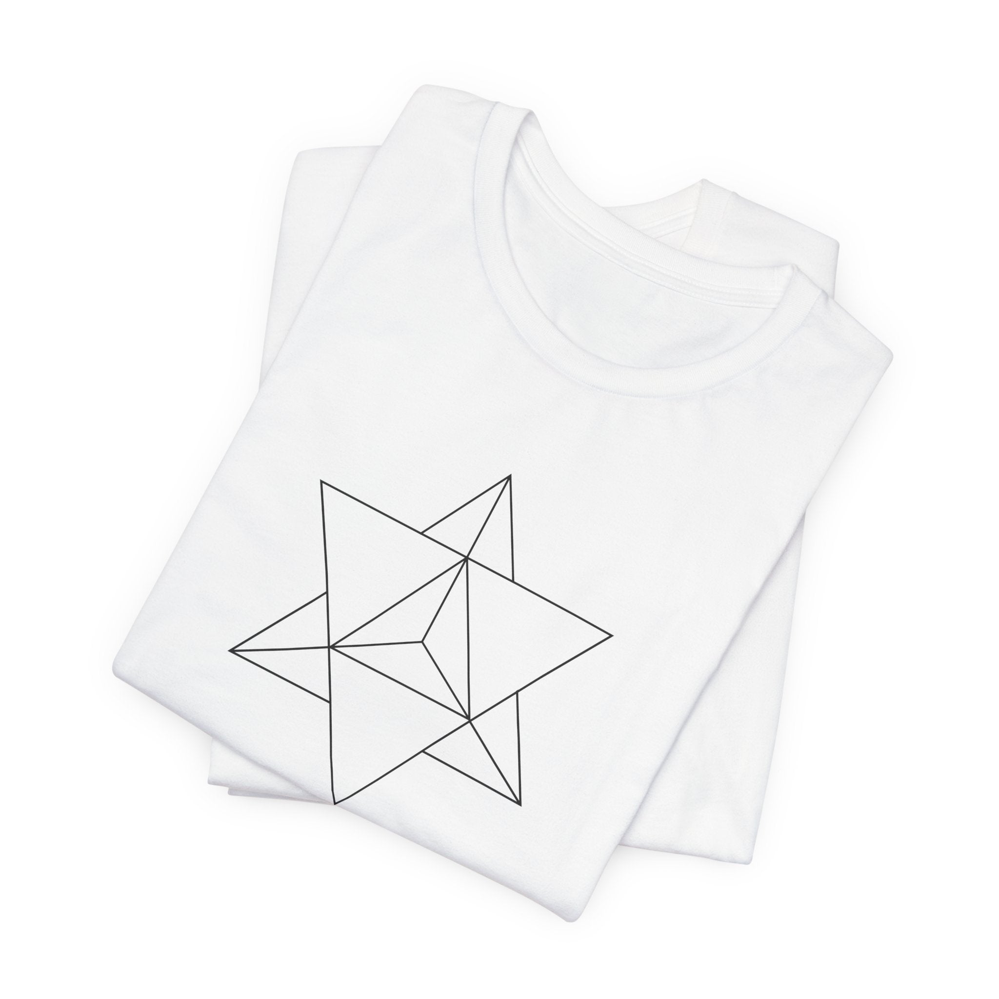 Merkaba Sacred Geometry T-Shirt | Spiritual Awakening Shirt — Metaphysical Gift for Yoga Meditation