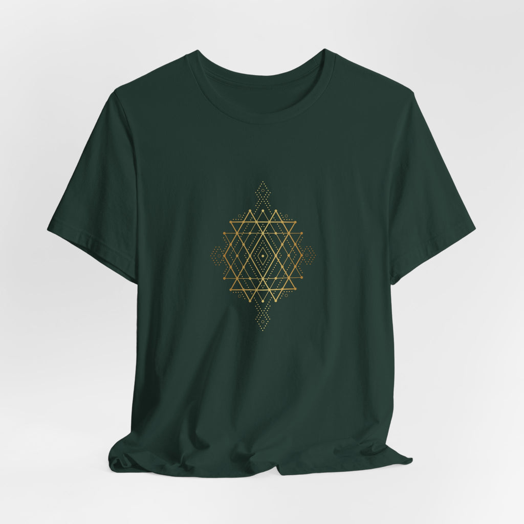 Intersecting Triangles Sacred Geometry T-Shirt | Spiritual Shirt — Sacred Math Cosmic Tee