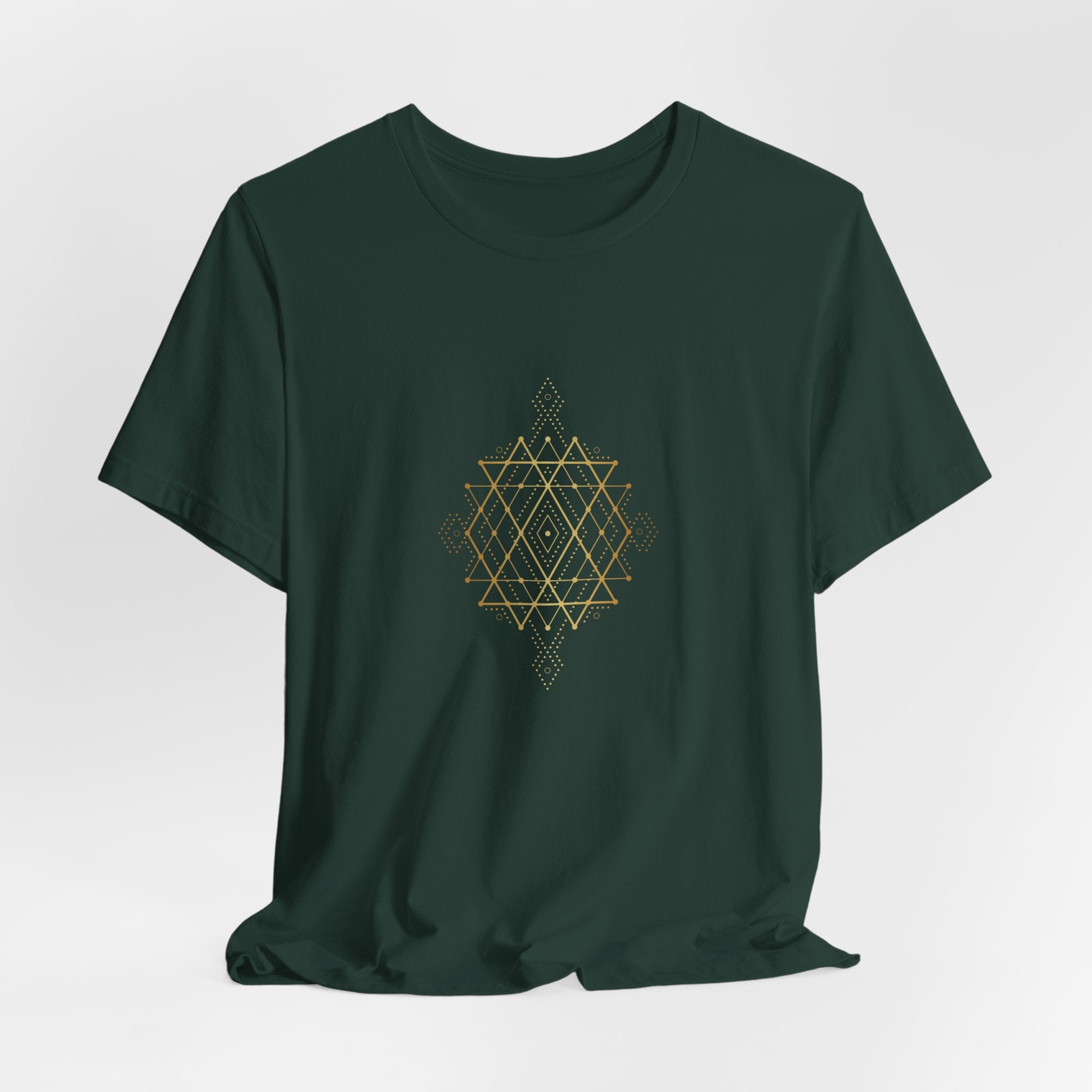 Intersecting Triangles Sacred Geometry T-Shirt | Spiritual Shirt — Sacred Math Cosmic Tee