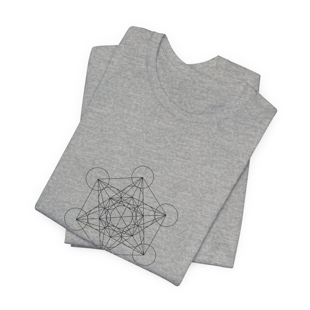 Metatron's Cube Sacred Geometry T-Shirt | Spiritual Shirt — Sacred Math Gift Archangel Tee