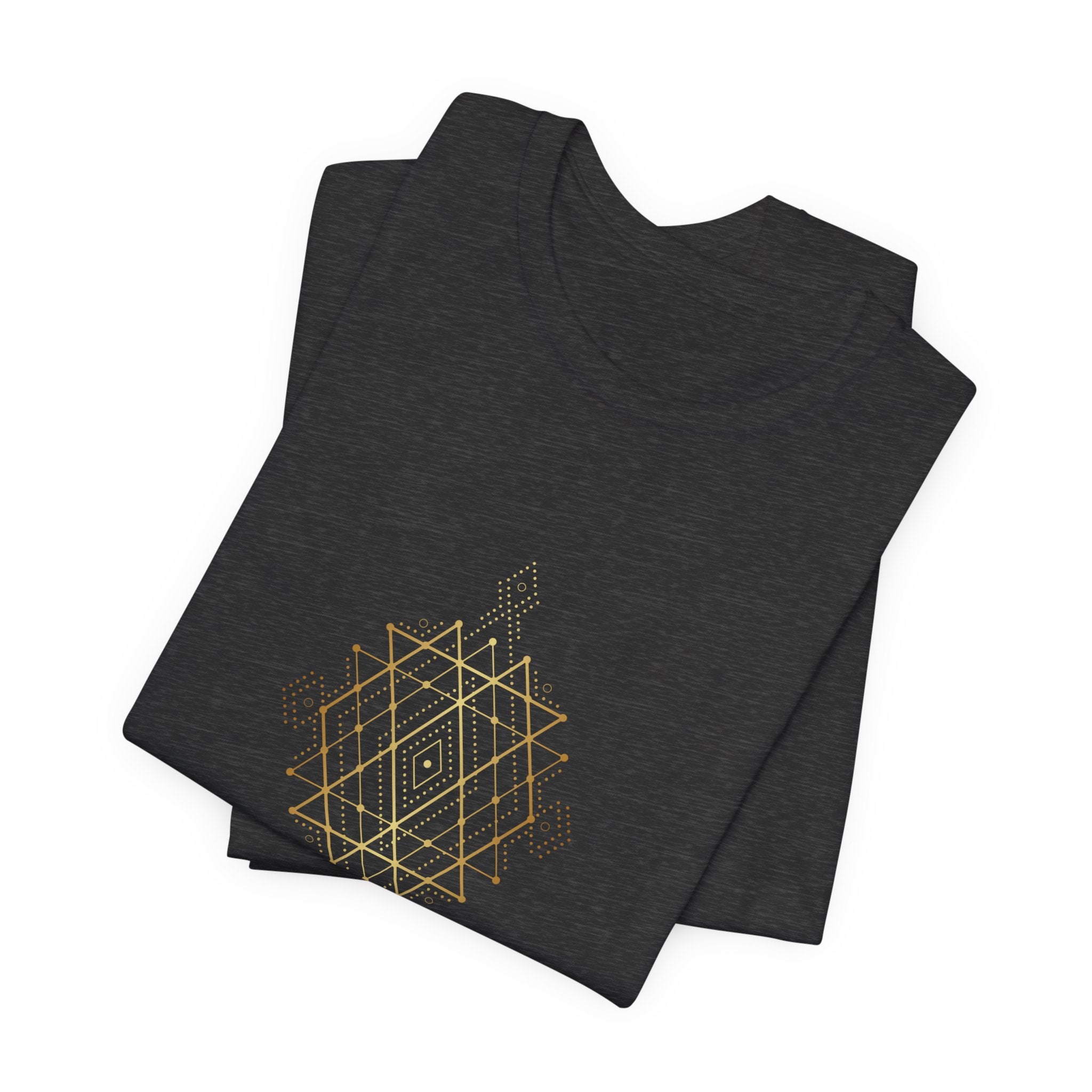 Intersecting Triangles Sacred Geometry T-Shirt | Spiritual Shirt — Sacred Math Cosmic Tee
