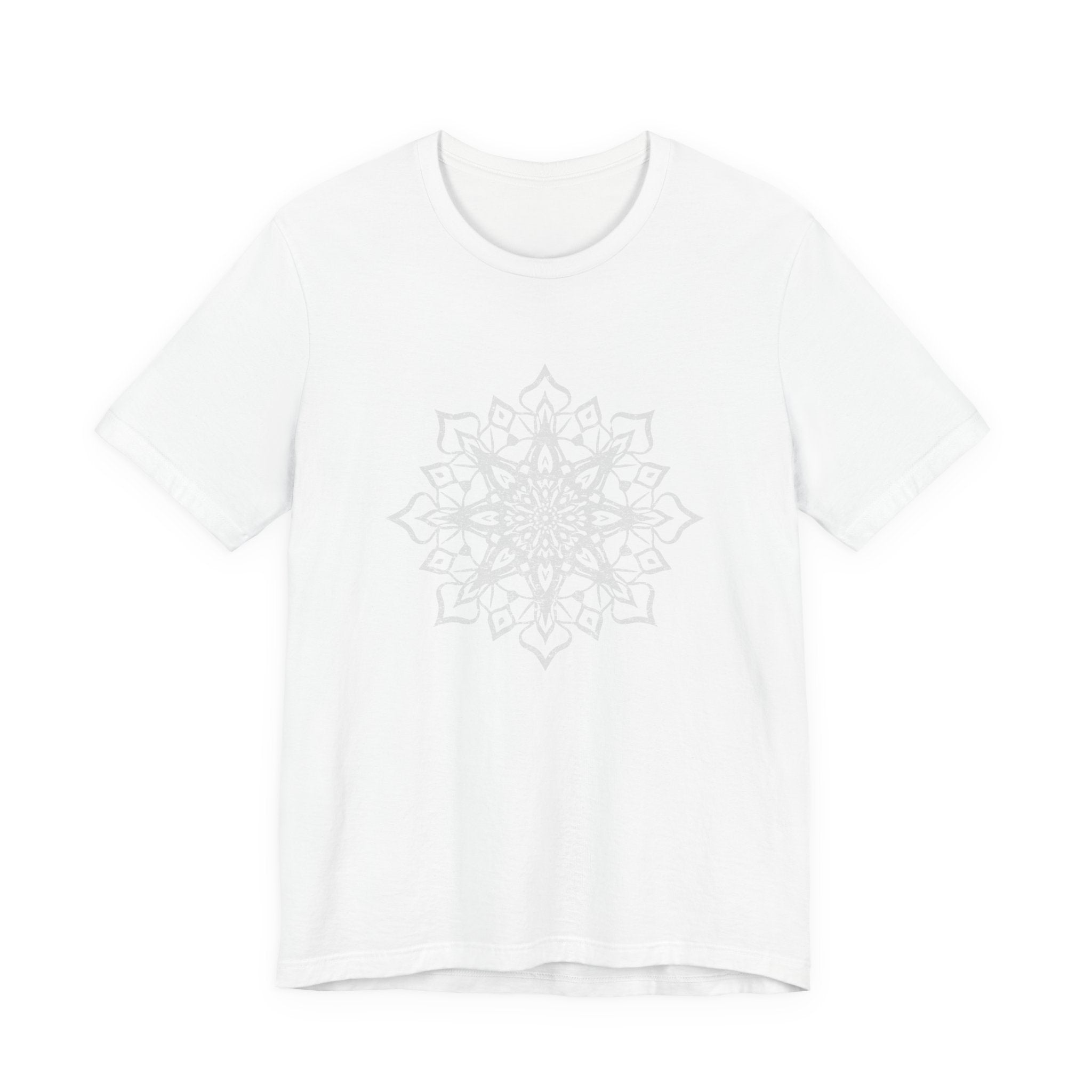 Mandala 1 Distressed T-Shirt | Spiritual Mandala Shirt — Sacred Geometry Gift Tee