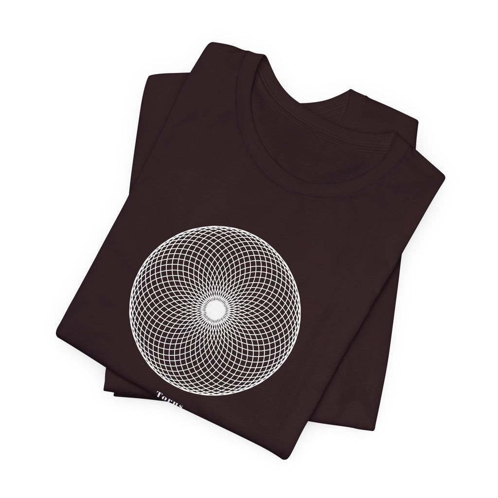 Torus Sacred Geometry T-Shirt | Energy Field Shirt — Spiritual Physics Tee Toroidal Flow