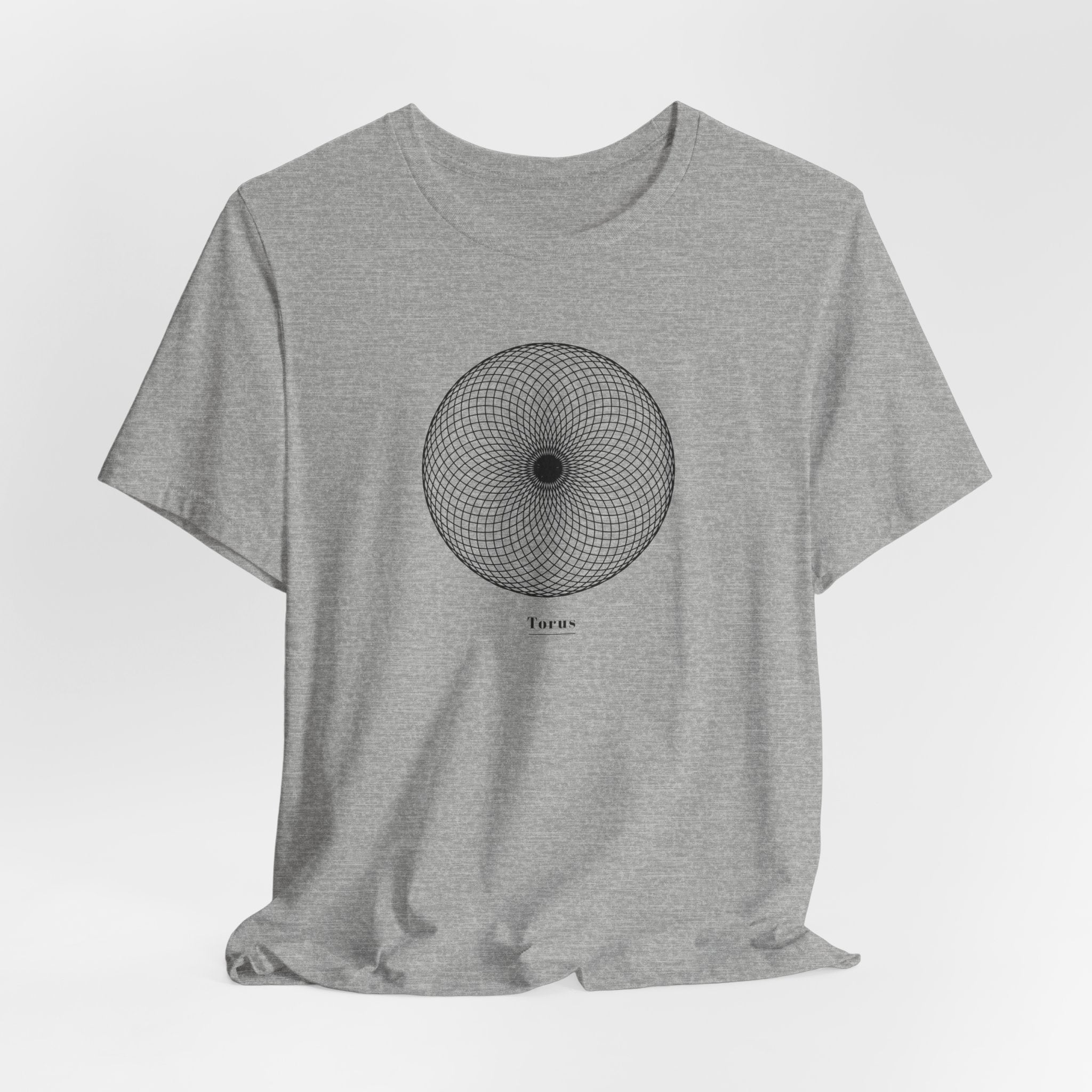 Torus Sacred Geometry T-Shirt | Energy Field Shirt — Spiritual Physics Tee Toroidal Flow