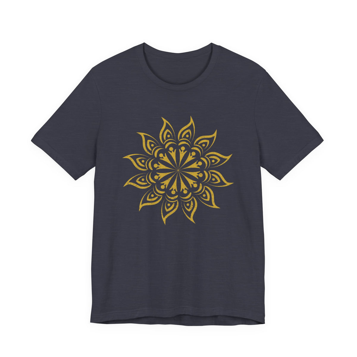 Mandala 2 Distressed T-Shirt | Spiritual Mandala Shirt — Sacred Geometry Gift Tee