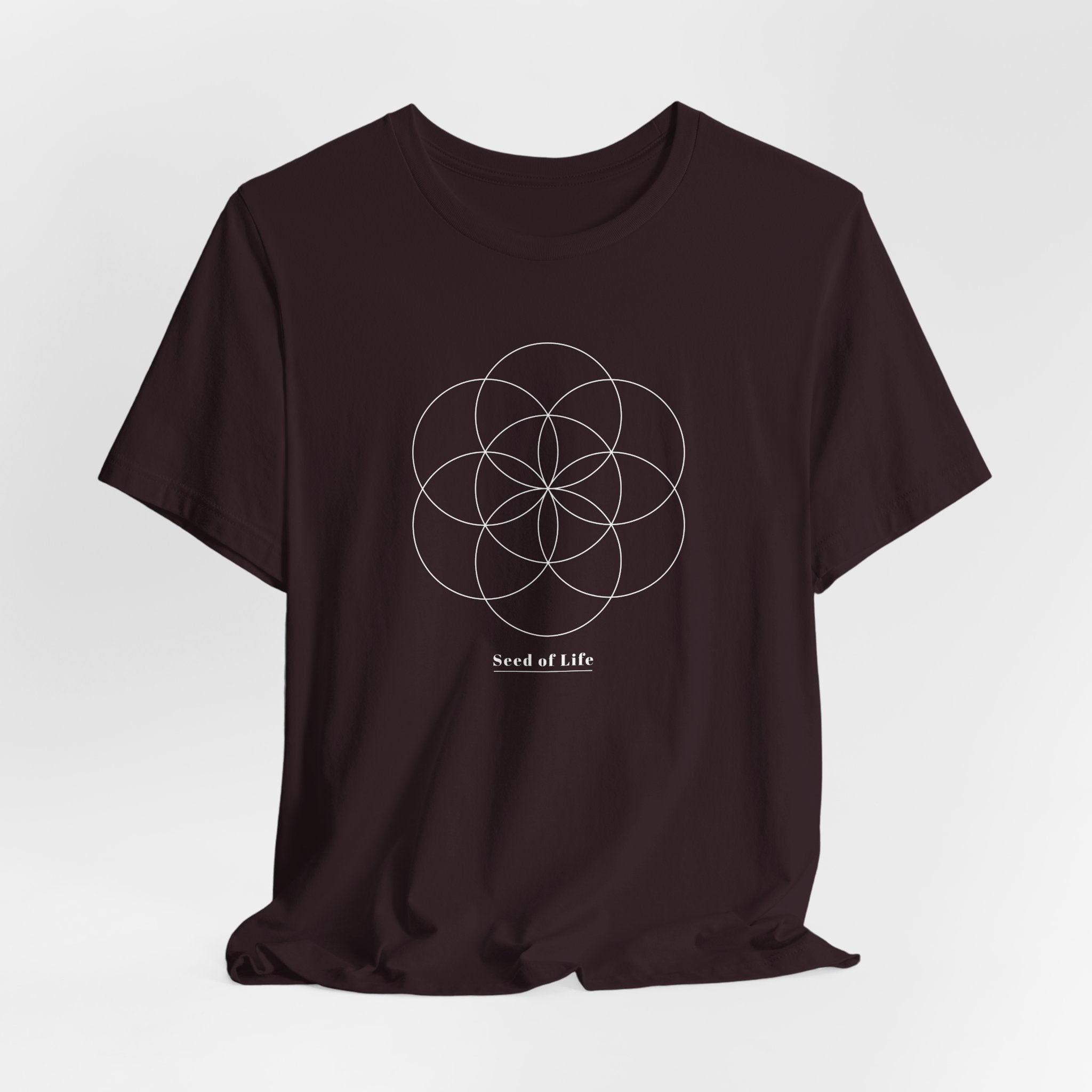 Seed of Life Sacred Geometry T-Shirt | Creation Symbol Shirt — Spiritual Gift Flower of Life Tee
