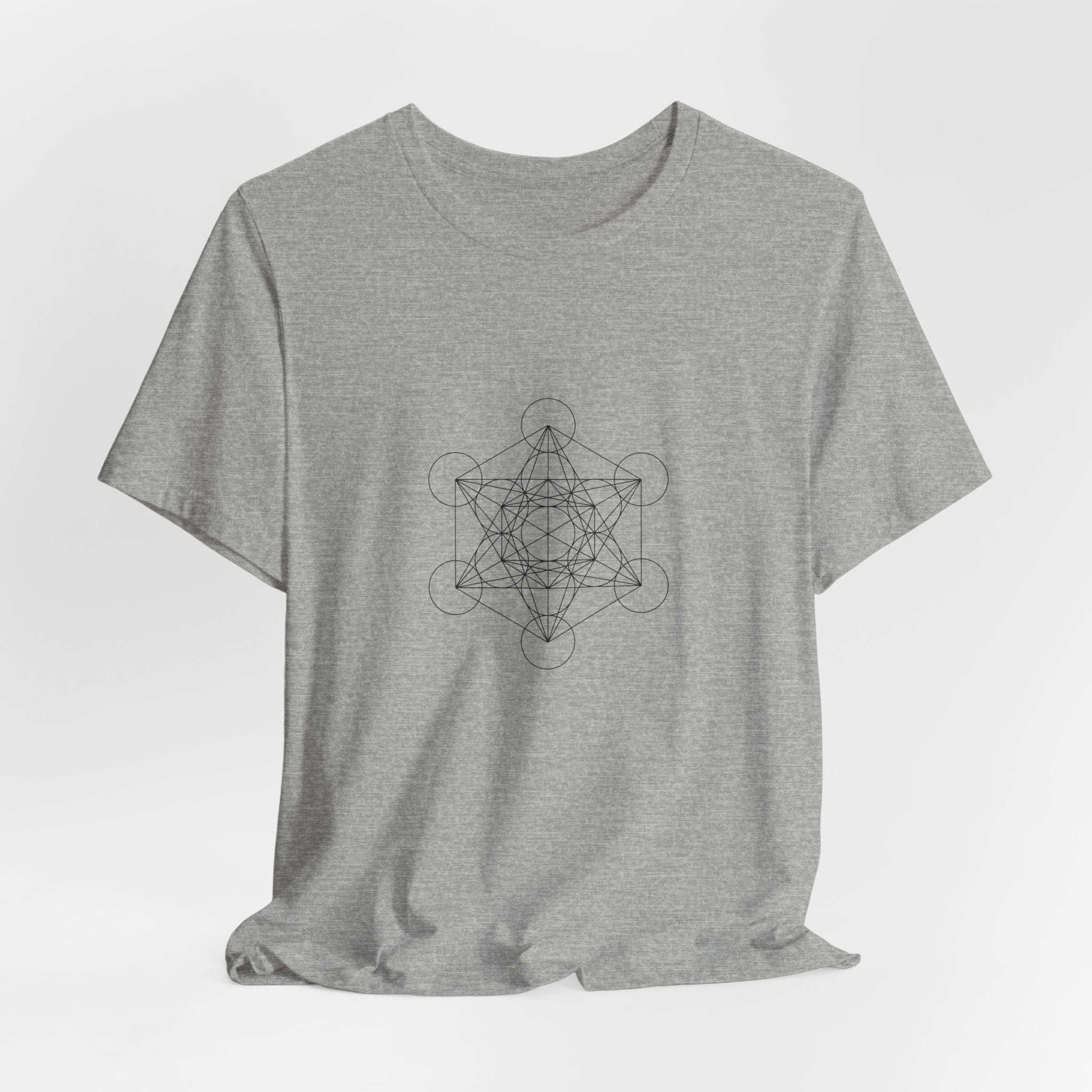 Metatron's Cube Sacred Geometry T-Shirt | Spiritual Shirt — Sacred Math Gift Archangel Tee