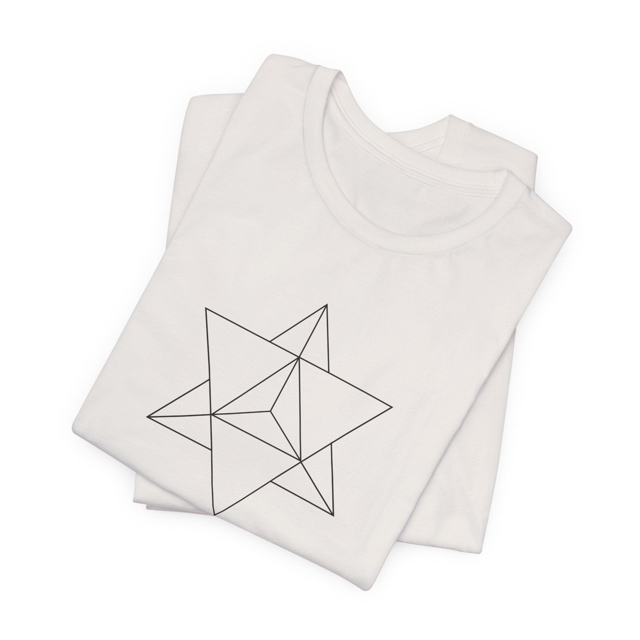 Merkaba Sacred Geometry T-Shirt | Spiritual Awakening Shirt — Metaphysical Gift for Yoga Meditation