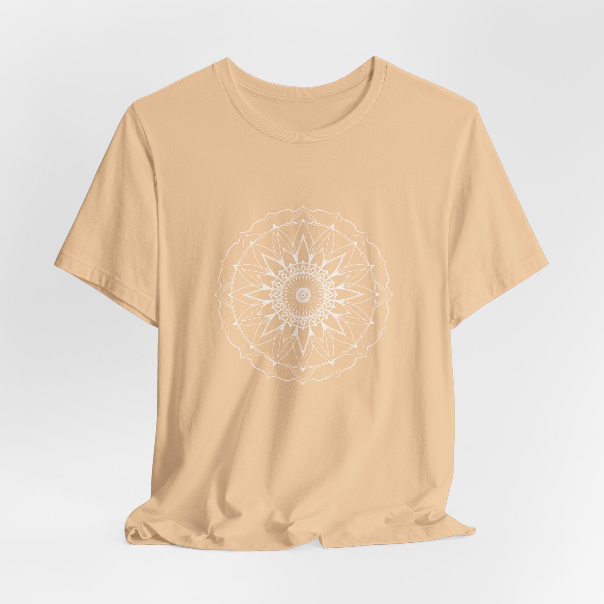 Mandala 6 Distressed T-Shirt | Spiritual Mandala Shirt — Sacred Geometry Gift Tee