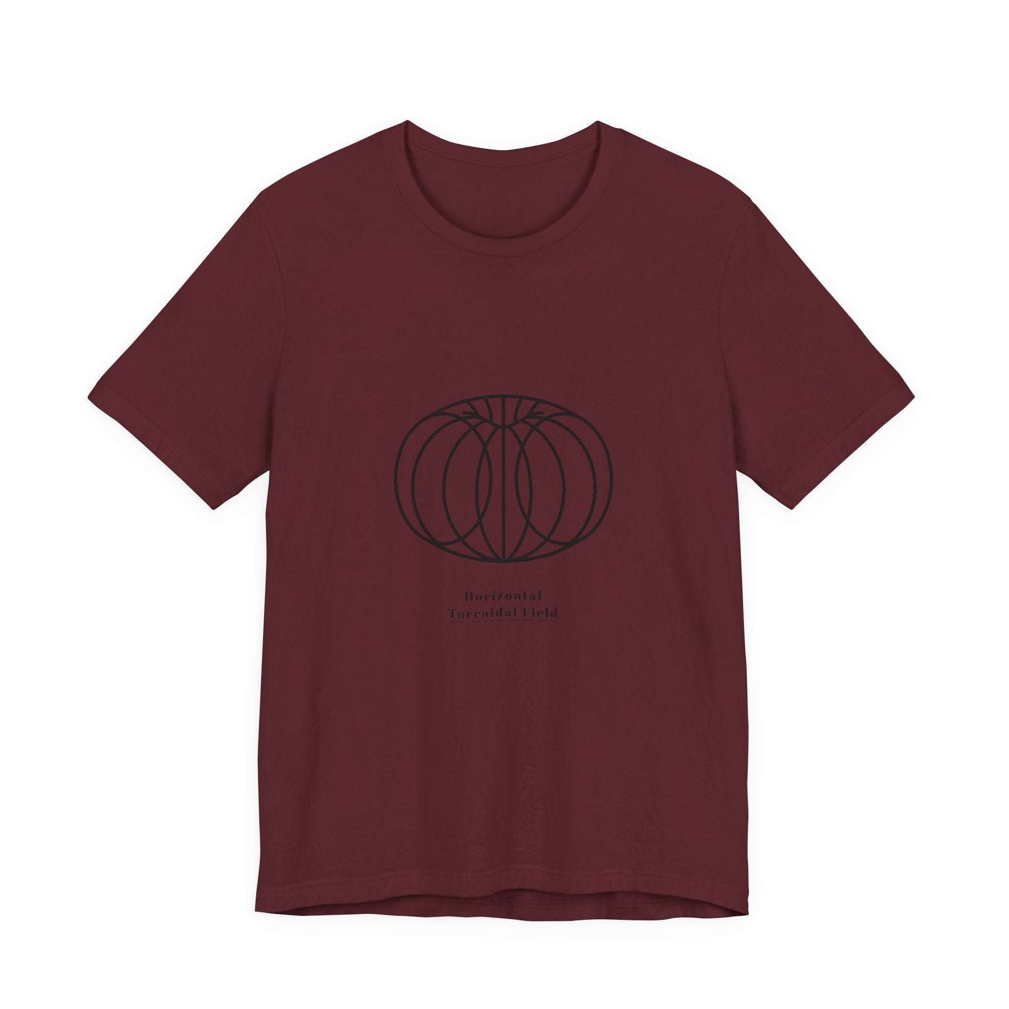 Toroidal Field Sacred Geometry T-Shirt | Energy Field Shirt — Universal Flow Spiritual Tee