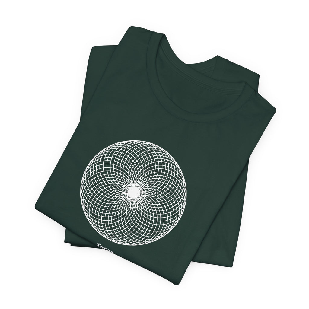 Torus Sacred Geometry T-Shirt | Energy Field Shirt — Spiritual Physics Tee Toroidal Flow