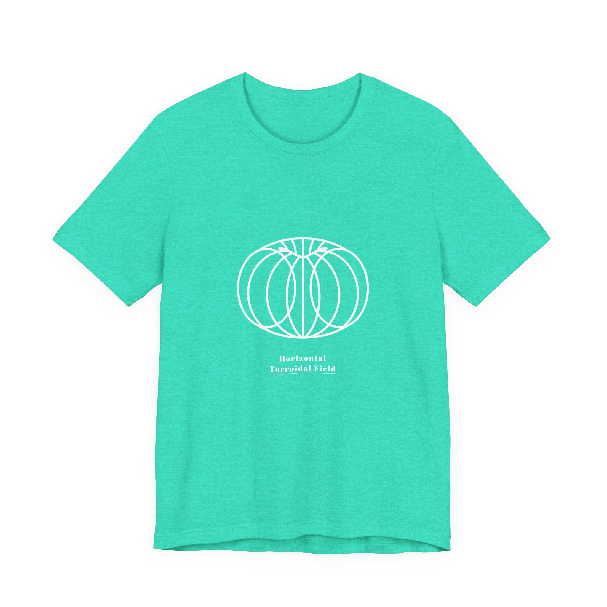 Toroidal Field Sacred Geometry T-Shirt | Energy Field Shirt — Universal Flow Spiritual Tee