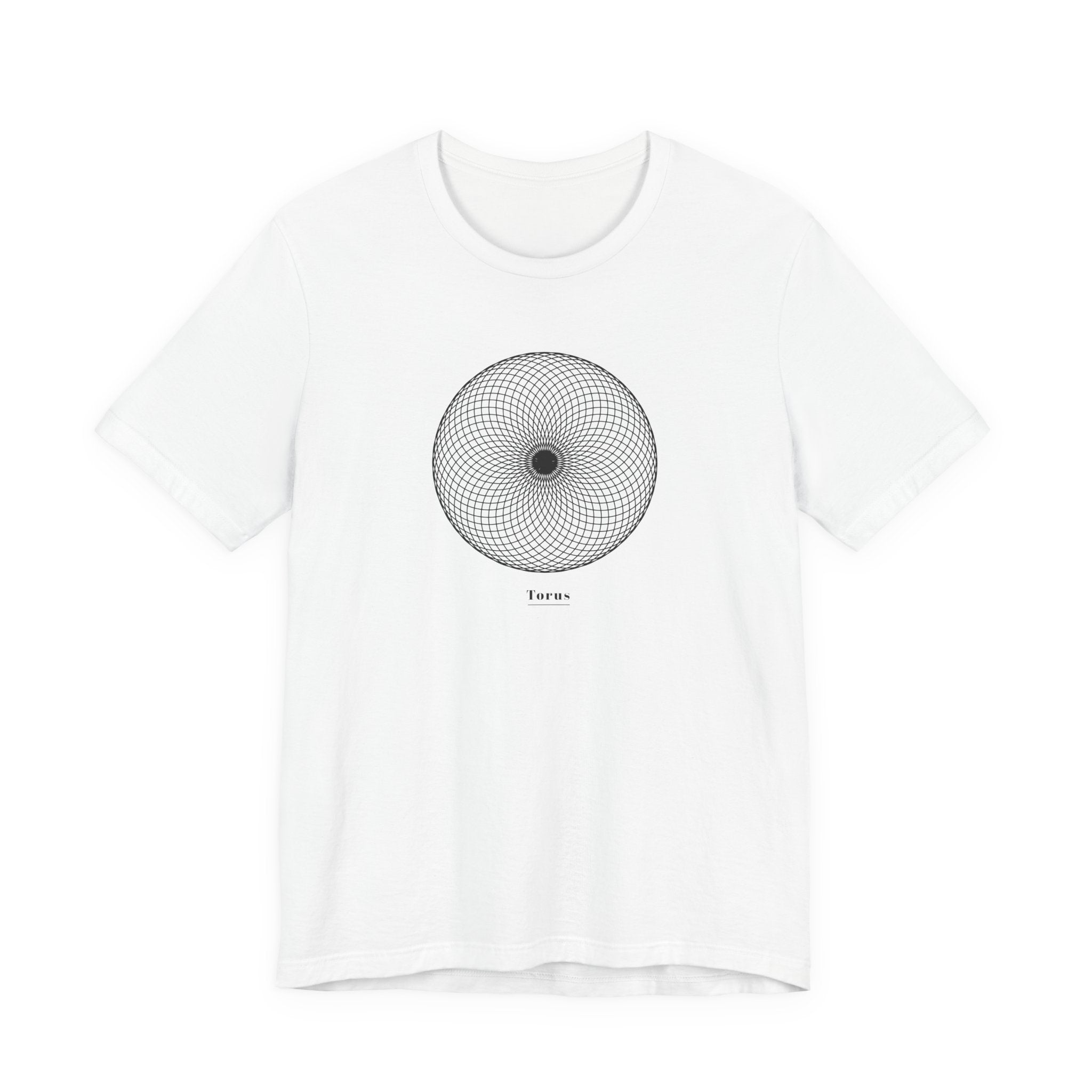 Torus Sacred Geometry T-Shirt | Energy Field Shirt — Spiritual Physics Tee Toroidal Flow