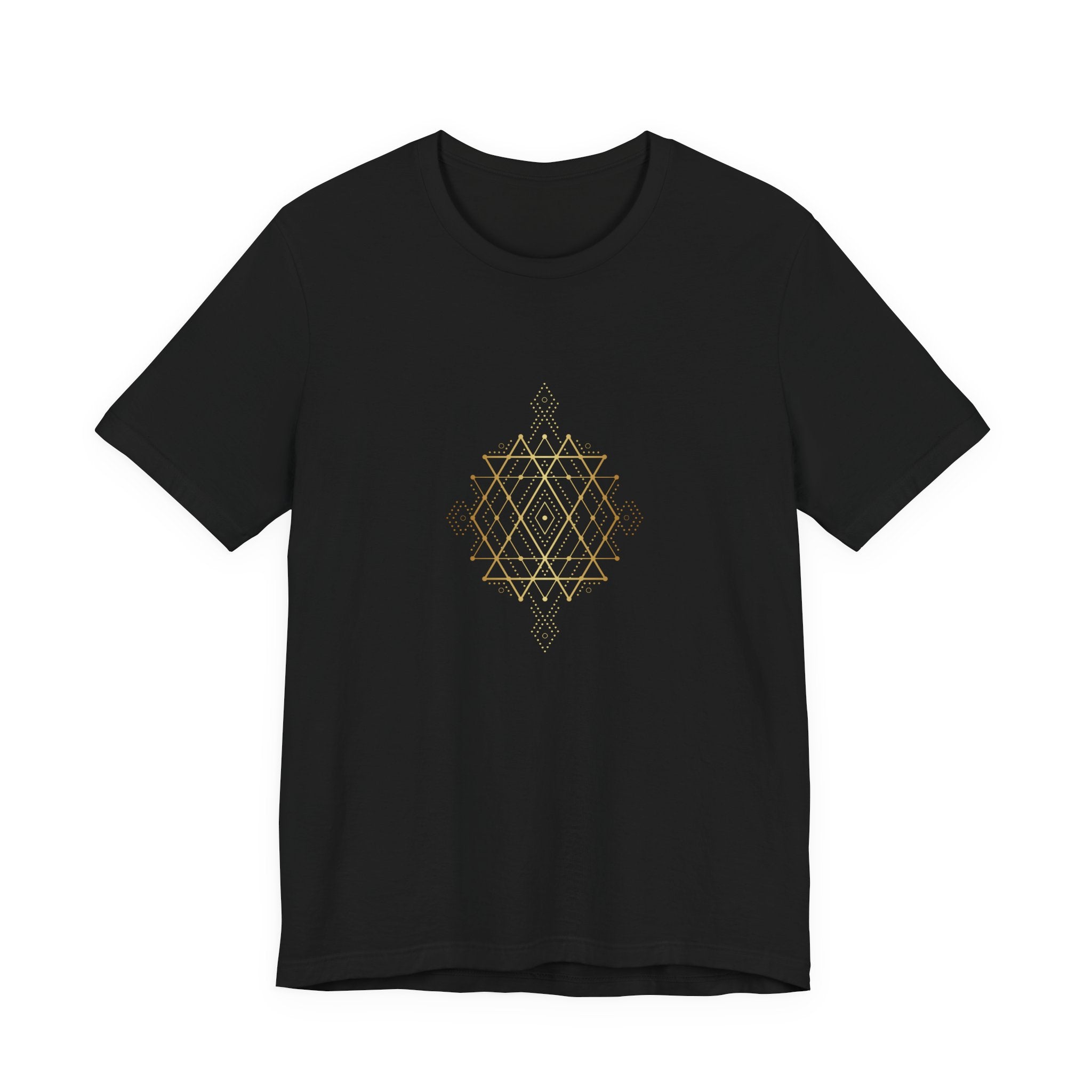 Intersecting Triangles Sacred Geometry T-Shirt | Spiritual Shirt — Sacred Math Cosmic Tee