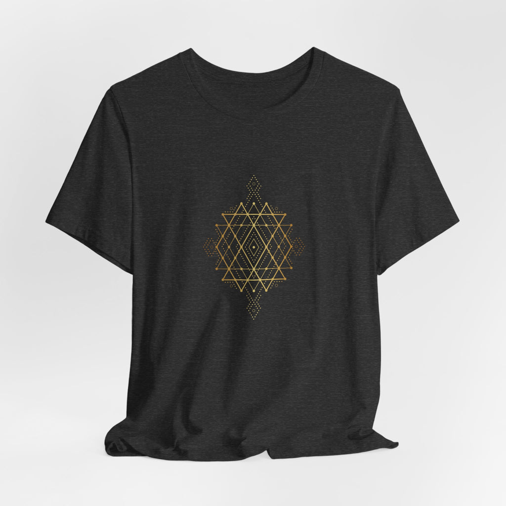 Intersecting Triangles Sacred Geometry T-Shirt | Spiritual Shirt — Sacred Math Cosmic Tee