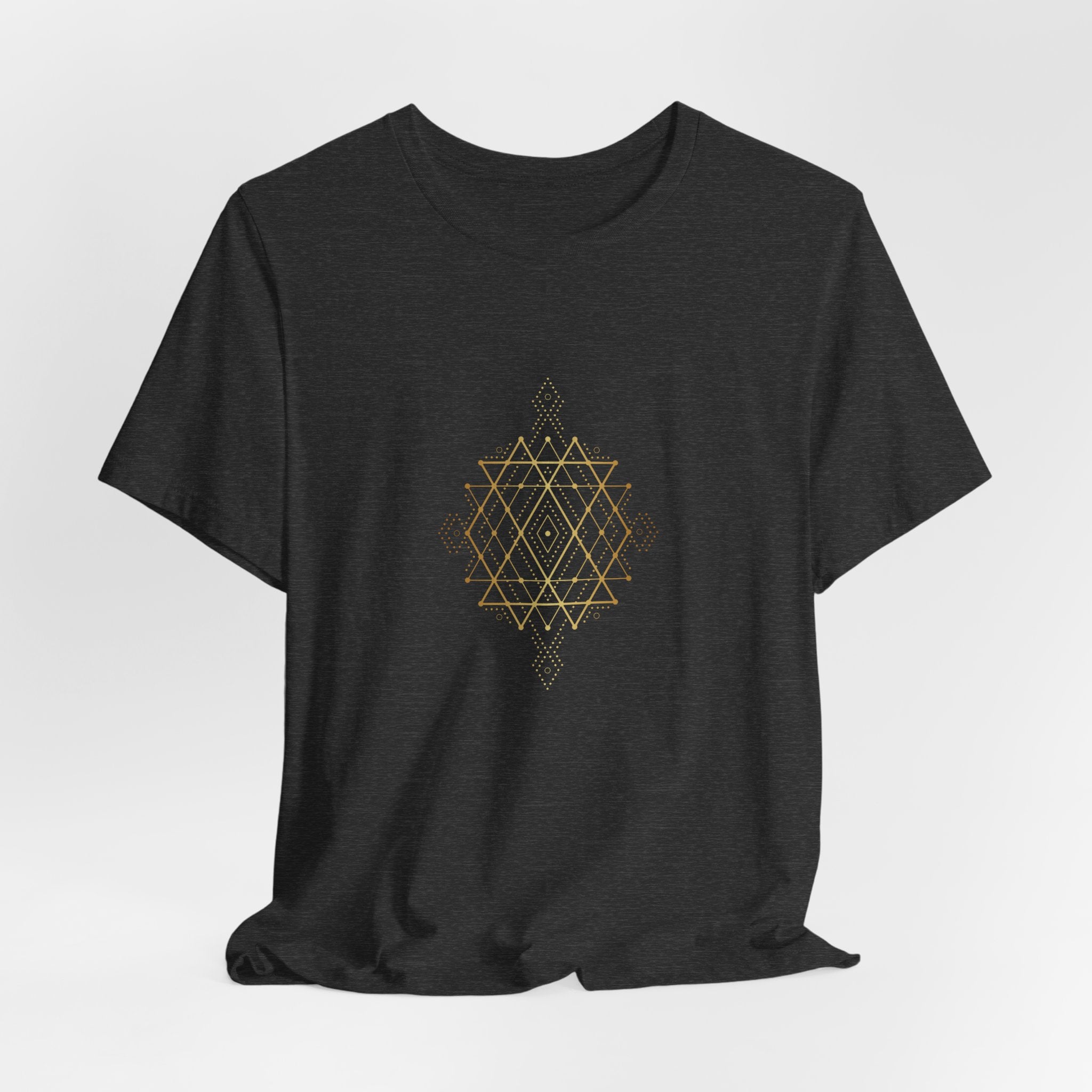 Intersecting Triangles Sacred Geometry T-Shirt | Spiritual Shirt — Sacred Math Cosmic Tee