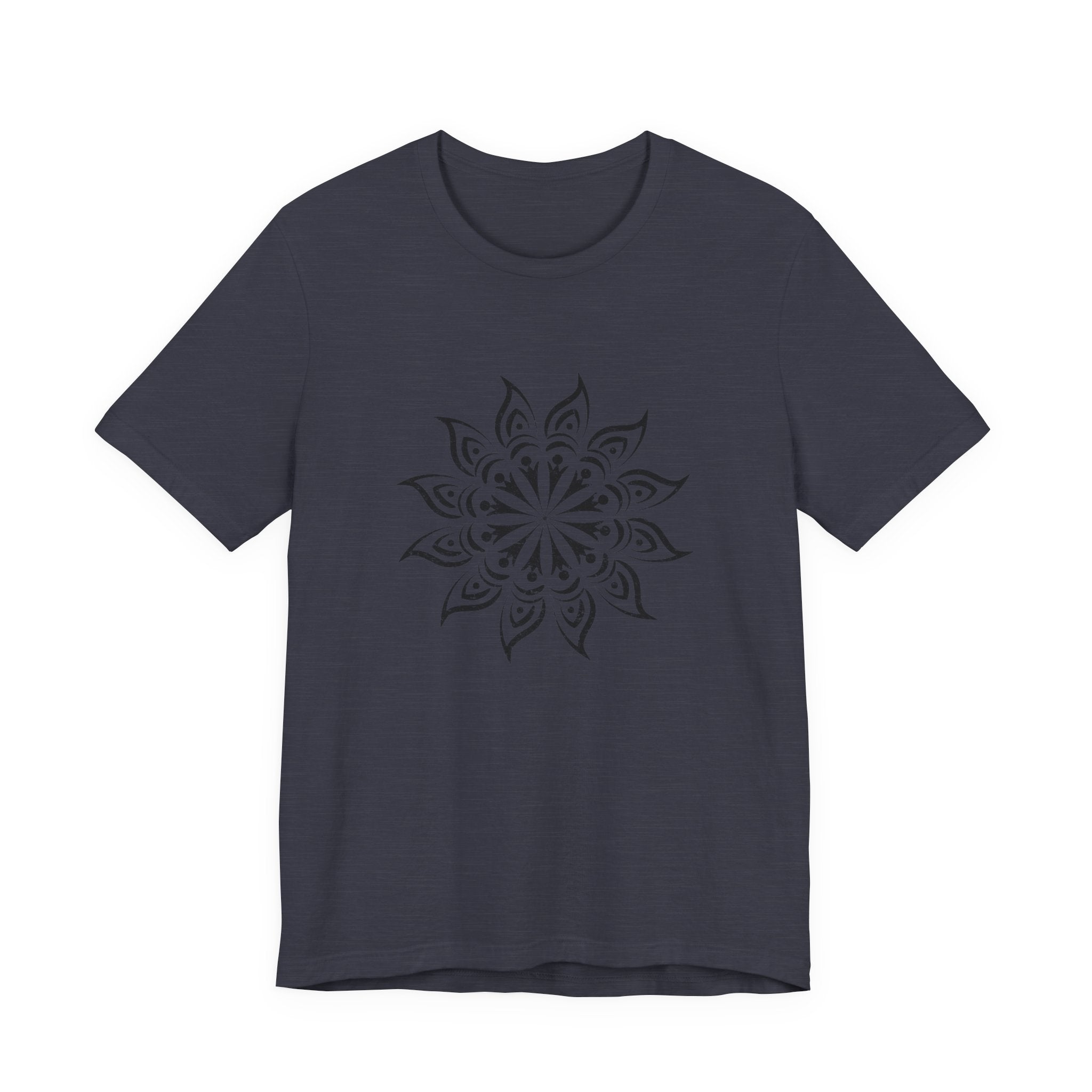 Mandala 2 Distressed T-Shirt | Spiritual Mandala Shirt — Sacred Geometry Gift Tee
