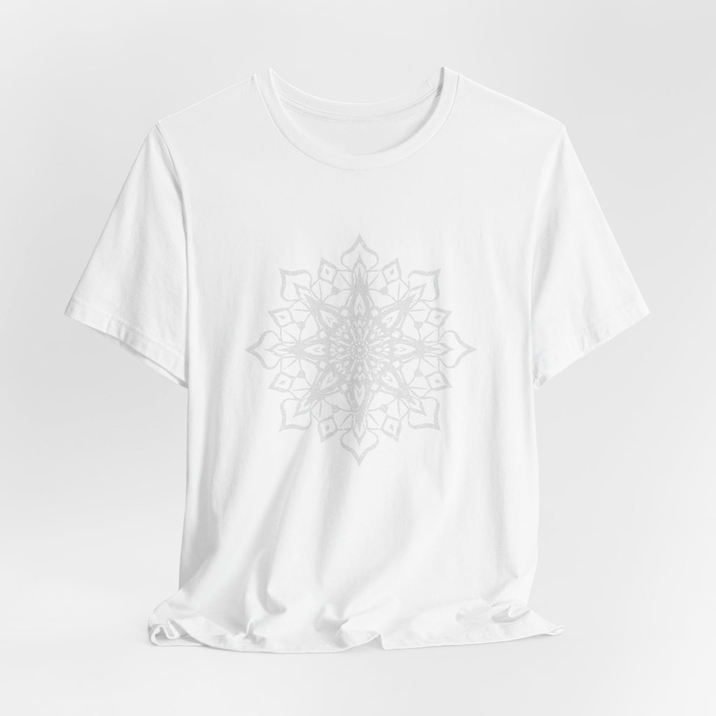 Mandala 1 Distressed T-Shirt | Spiritual Mandala Shirt — Sacred Geometry Gift Tee