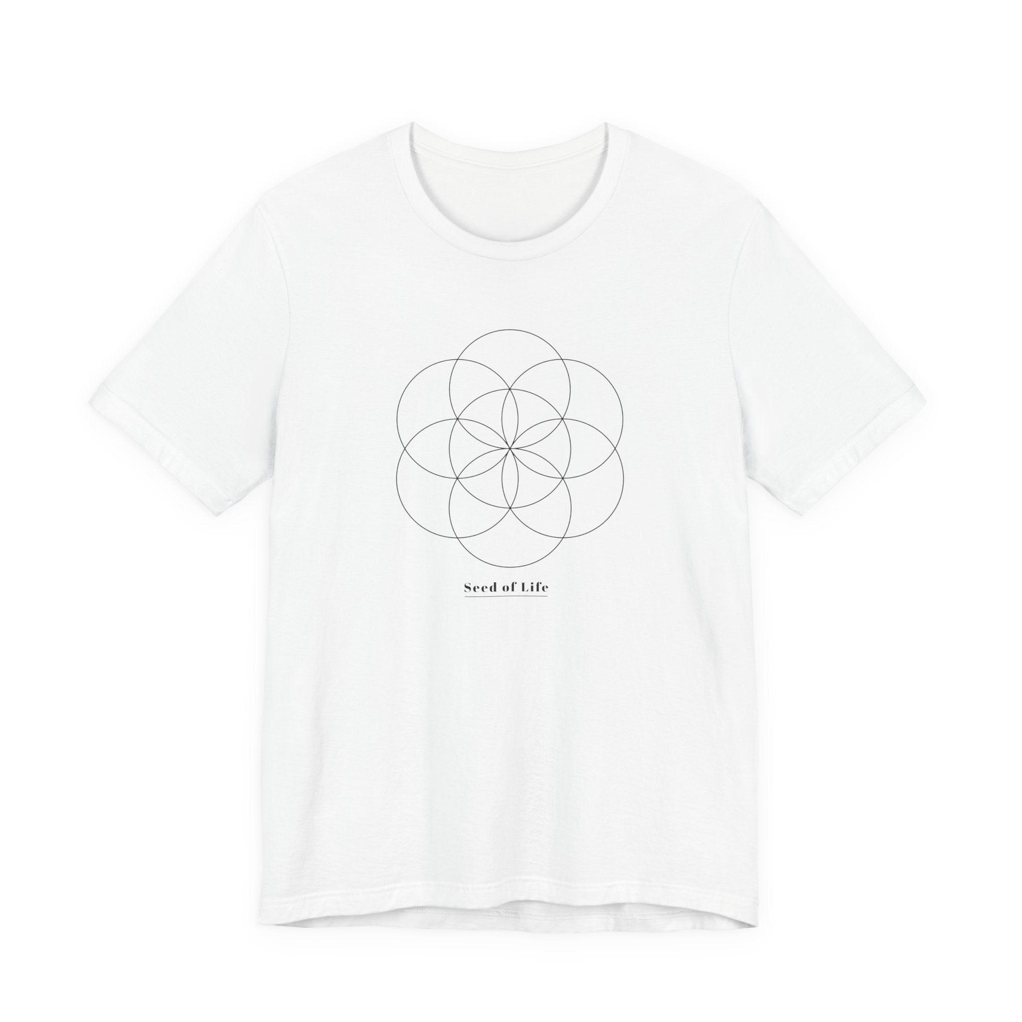 Seed of Life Sacred Geometry T-Shirt | Creation Symbol Shirt — Spiritual Gift Flower of Life Tee
