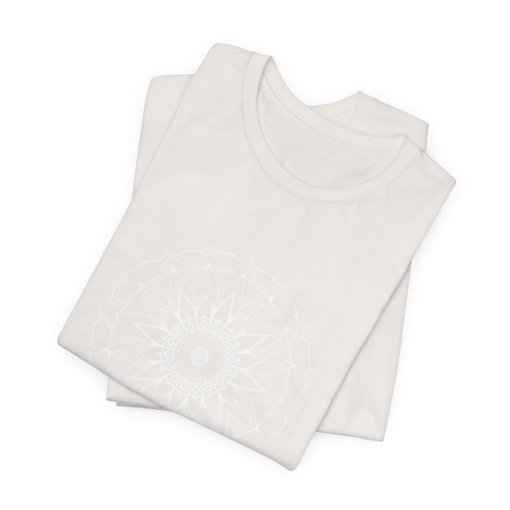 Mandala 6 Distressed T-Shirt | Spiritual Mandala Shirt — Sacred Geometry Gift Tee
